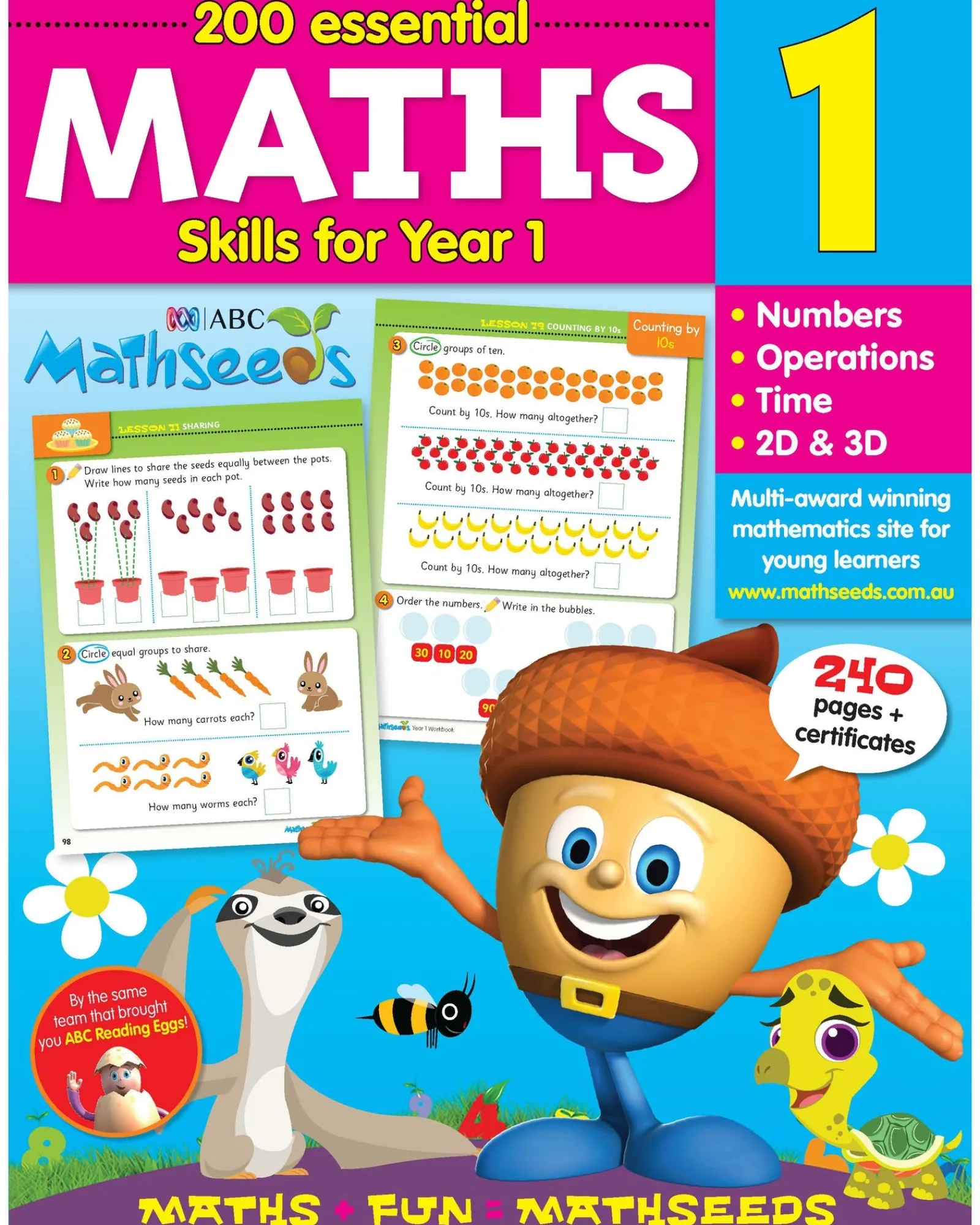 ABC Reading Eggs Abc Mathseeds Year 1 Workbook Outlet
