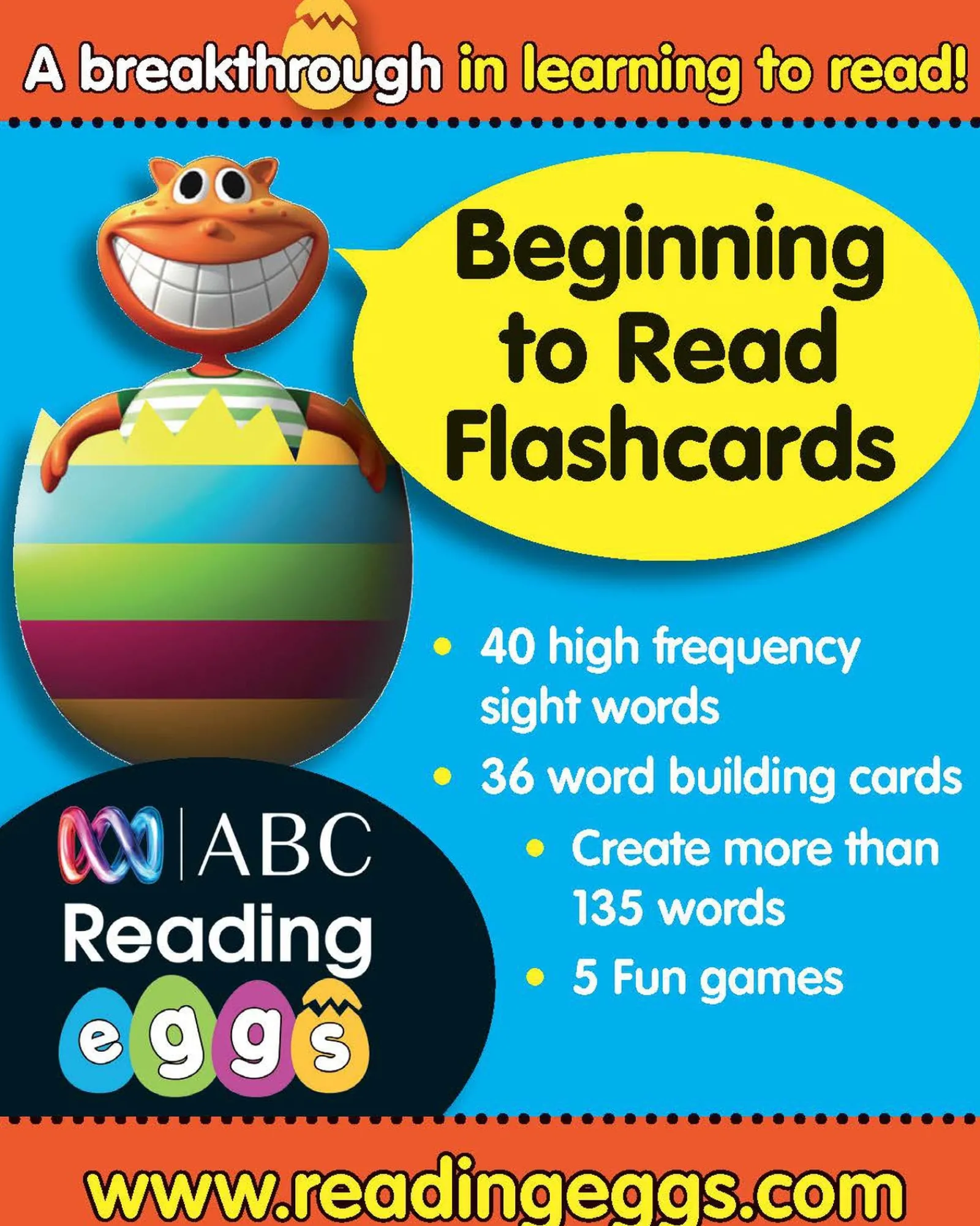 ABC Reading Eggs Level 2 Flashcards Discount
