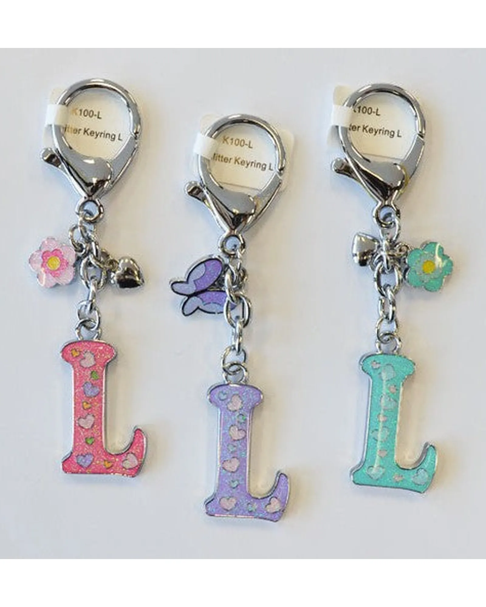 Gift Junction Alphabetical Keyring L Fashion