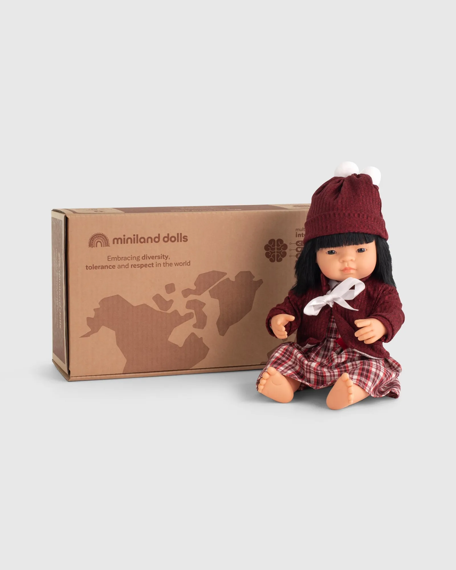 Miniland Anatomically Correct Baby Asian Girl And Outfit 38Cm Best Sale