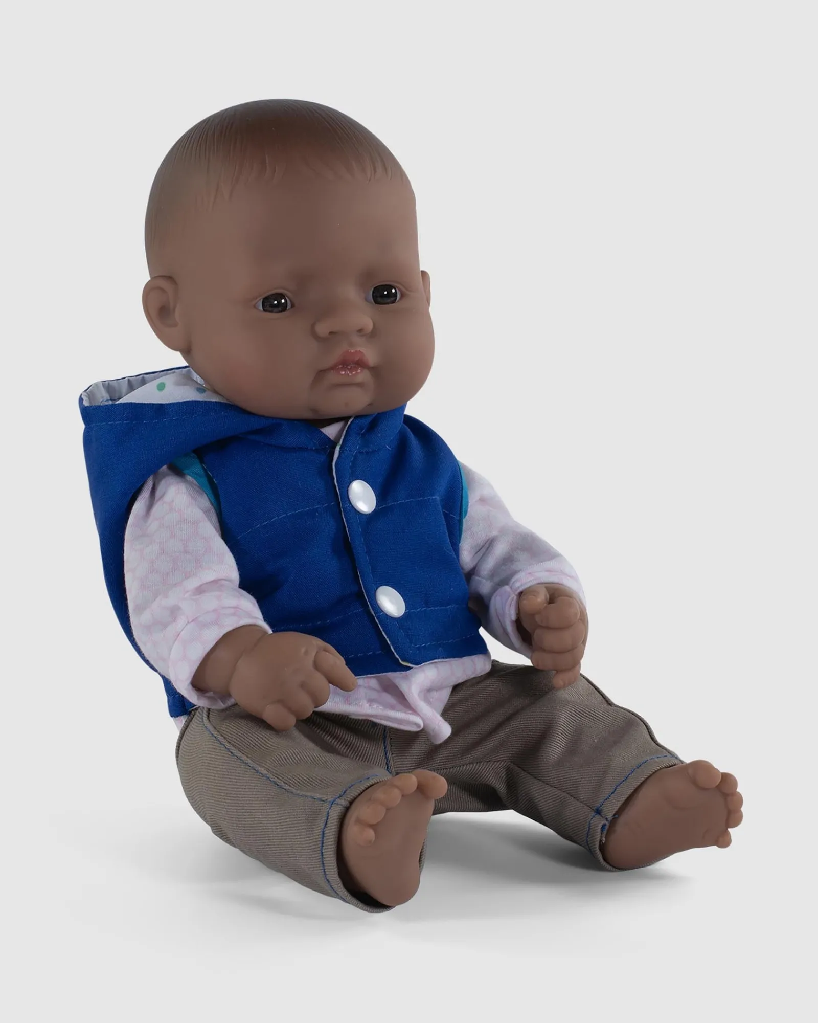 Miniland Anatomically Correct Baby Doll Latin American Boy And Outfit 32Cm Boxed Online