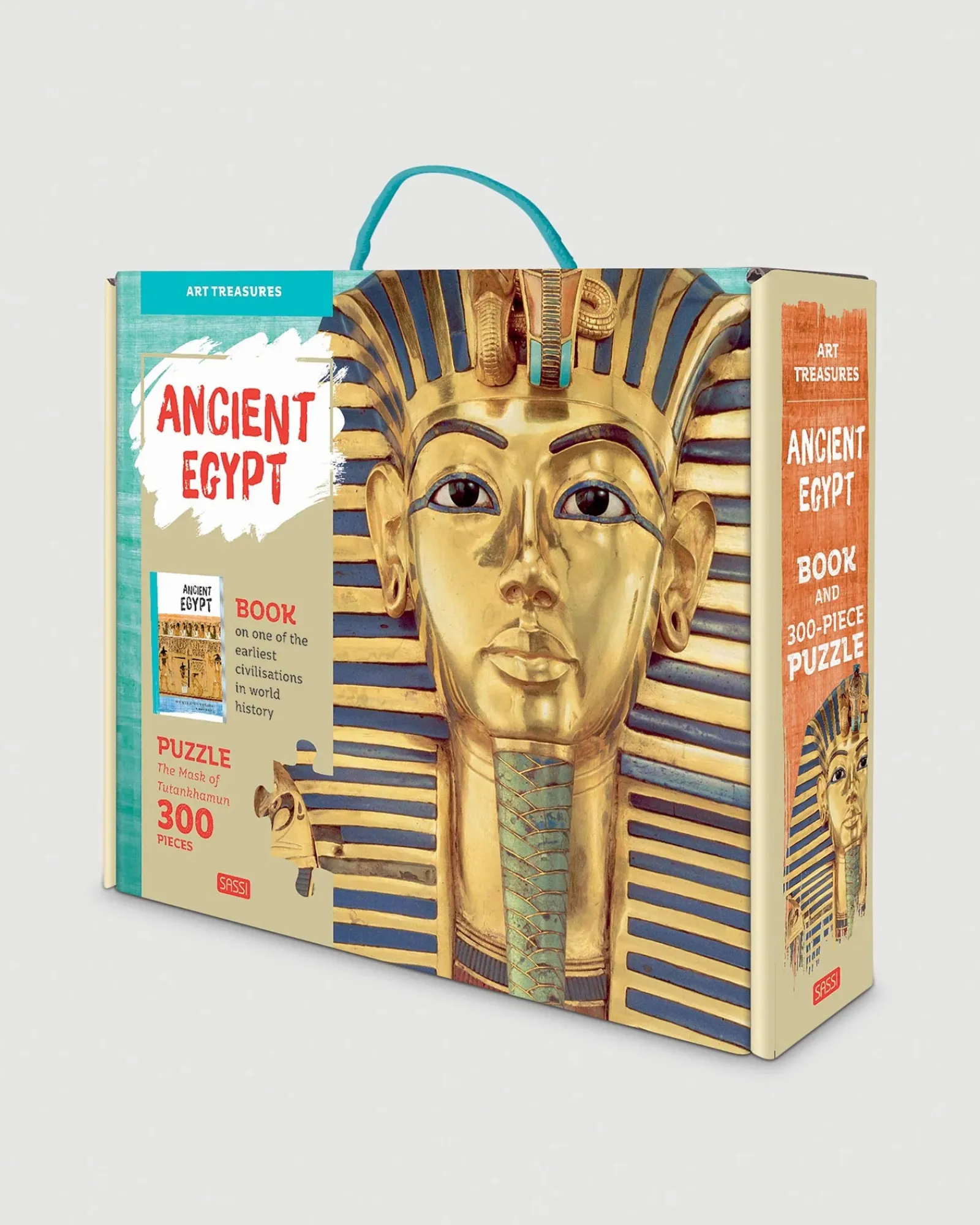 Sassi Ancient Egypt Tutankhamun 300 Puzzle Book Set Outlet