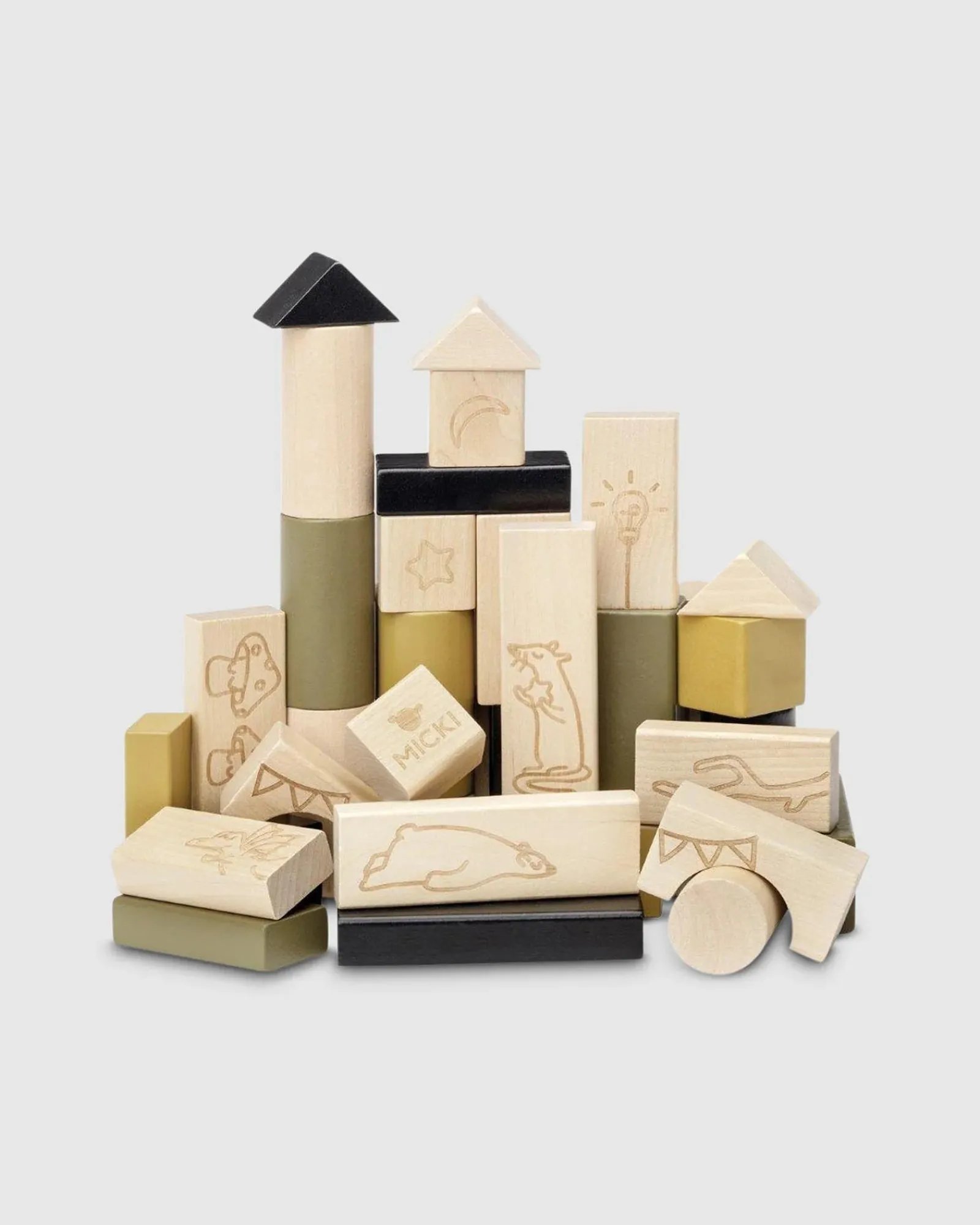 Micki Assorted Building Blocks 40 Pieces Online