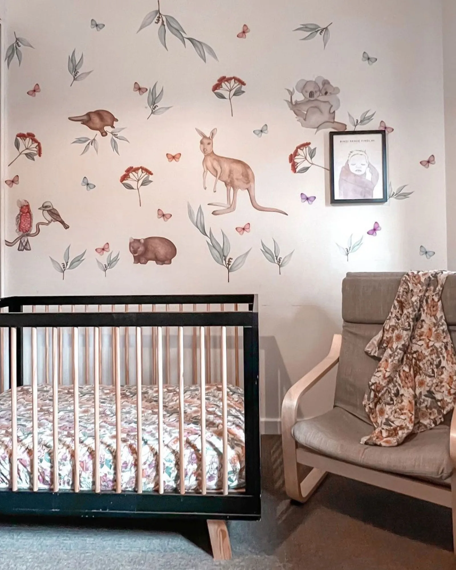 Polka Prints Australian Animals Wall Decals Flash Sale