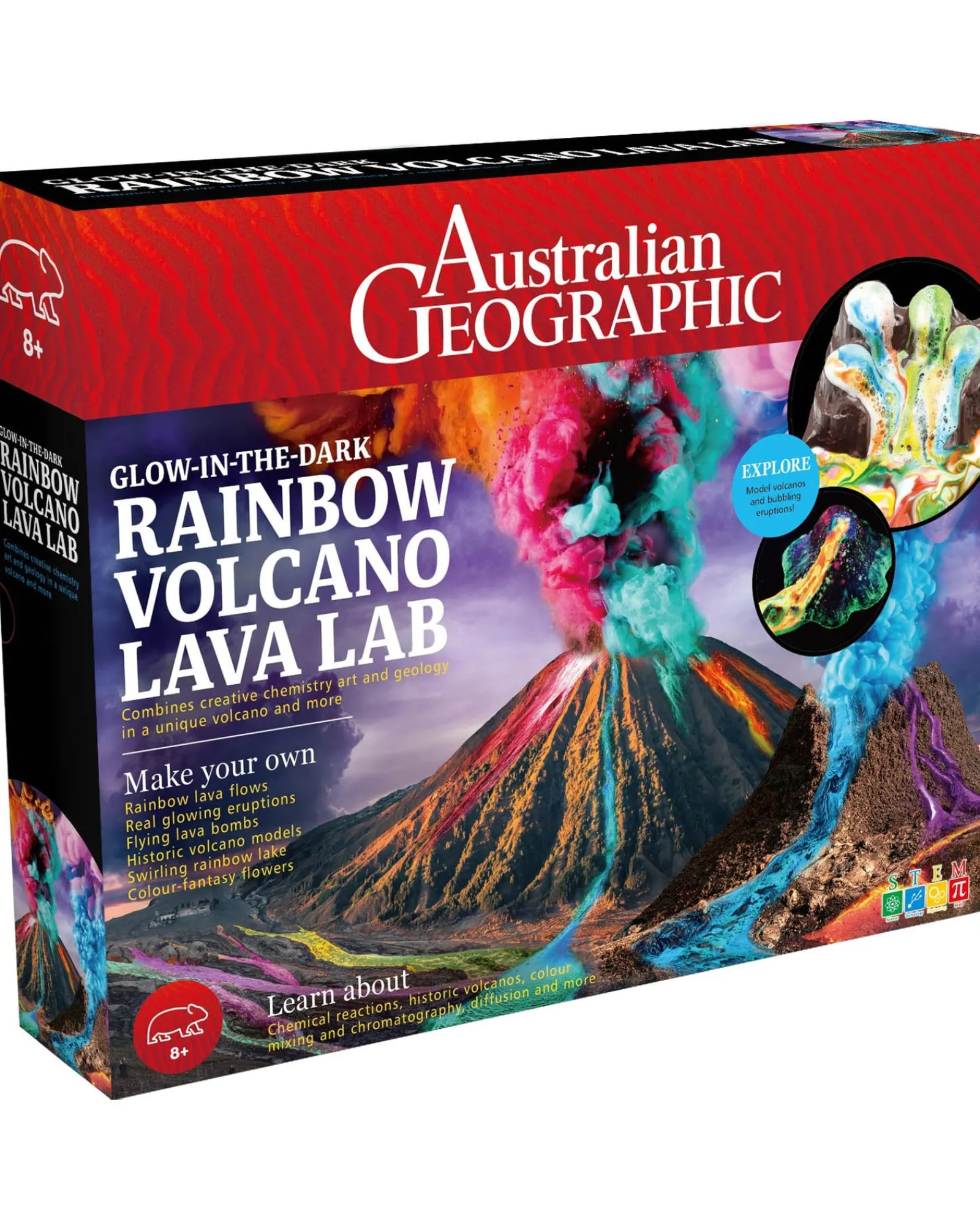 Australian Geographic Rainbow Volcano Lava Lab Hot