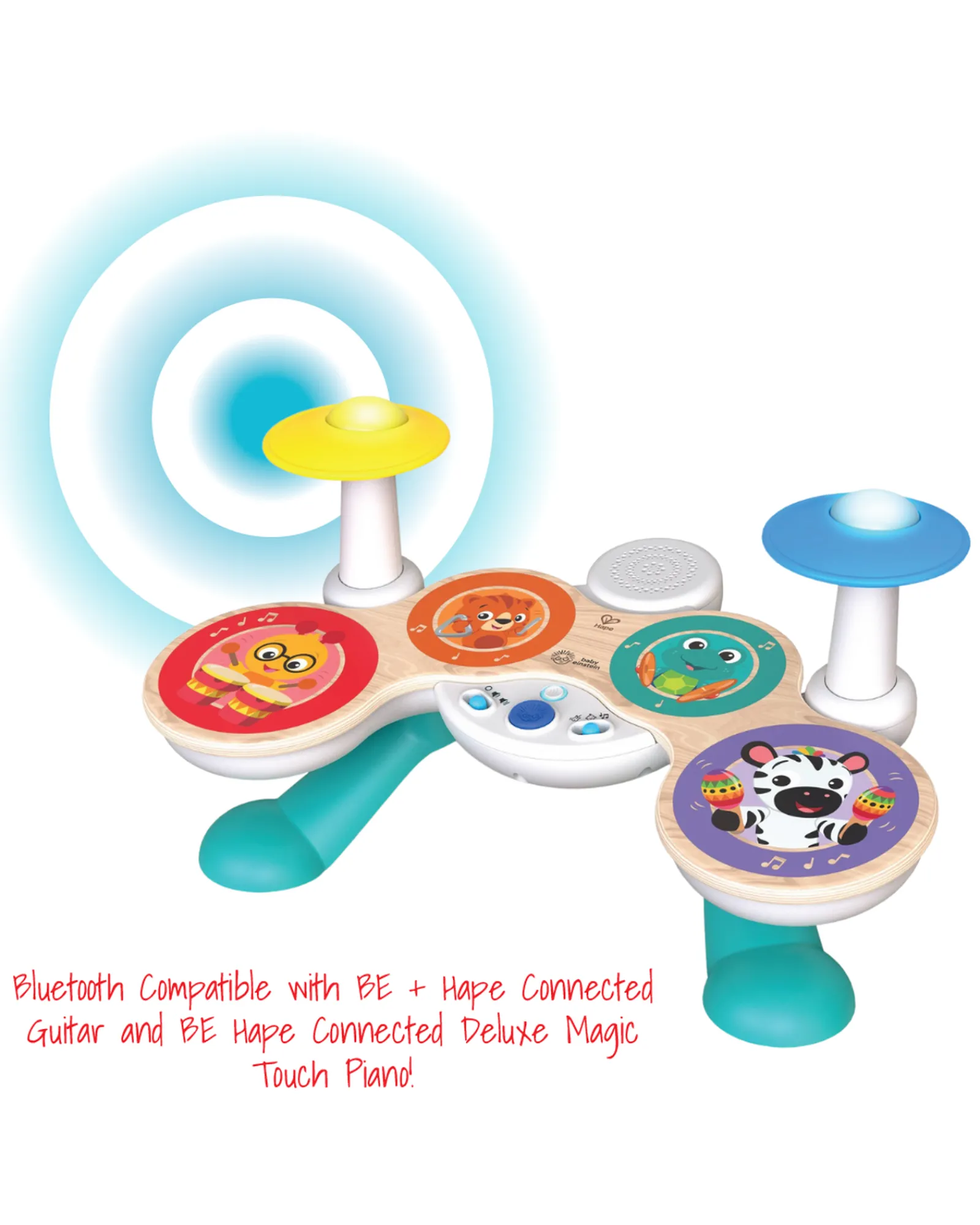 Baby Einstein Hape Together In Tune Drums Connected Magic Touch Drum Set Store