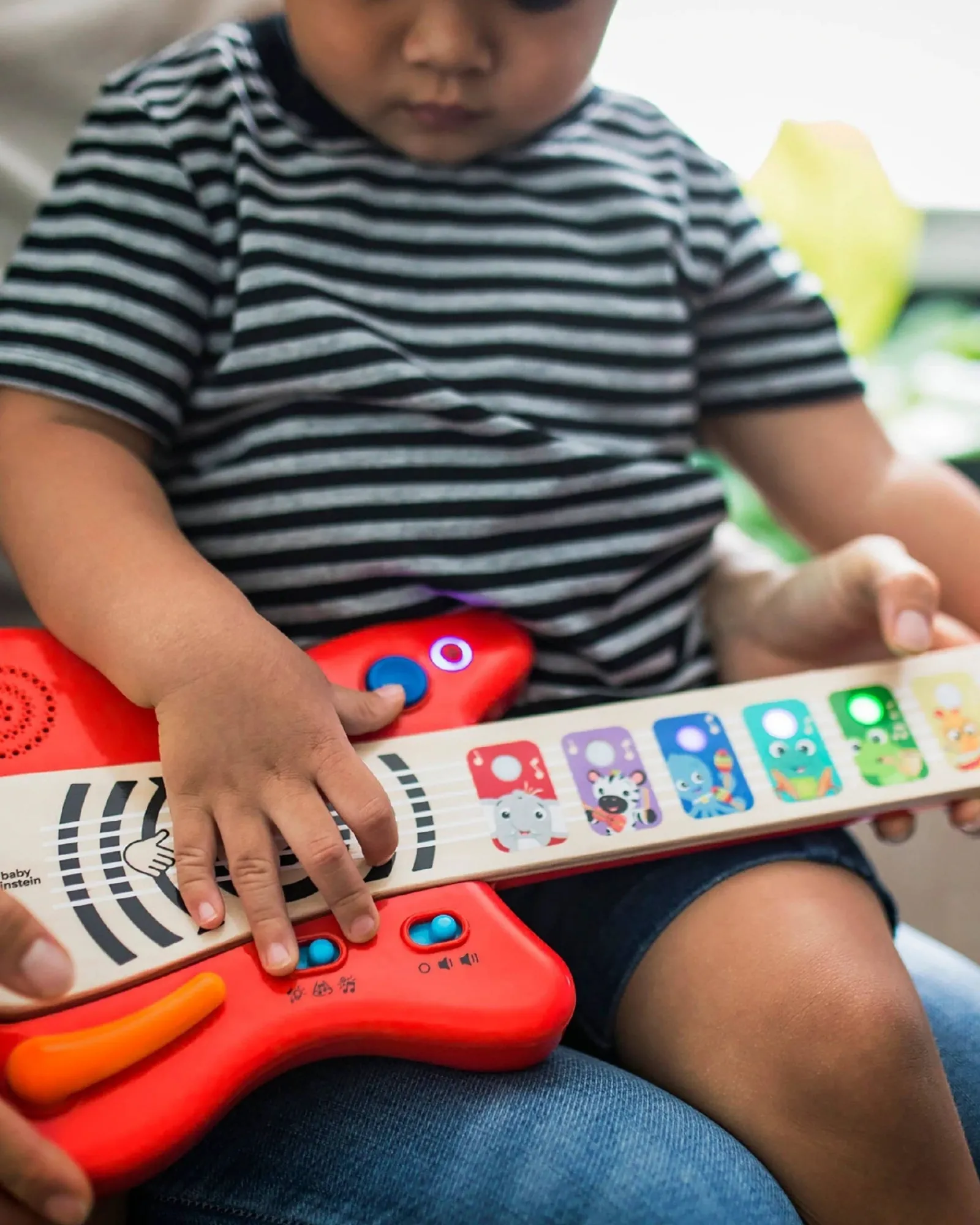 Baby Einstein Hape Together In Tune Guitar Connected Magic Touch Guitar Hot
