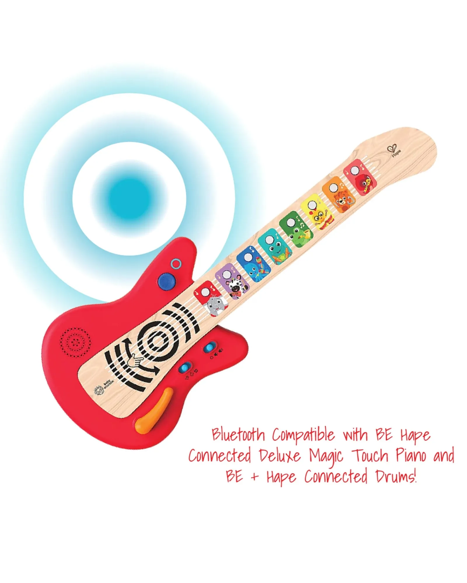 Baby Einstein Hape Together In Tune Guitar Connected Magic Touch Guitar Hot