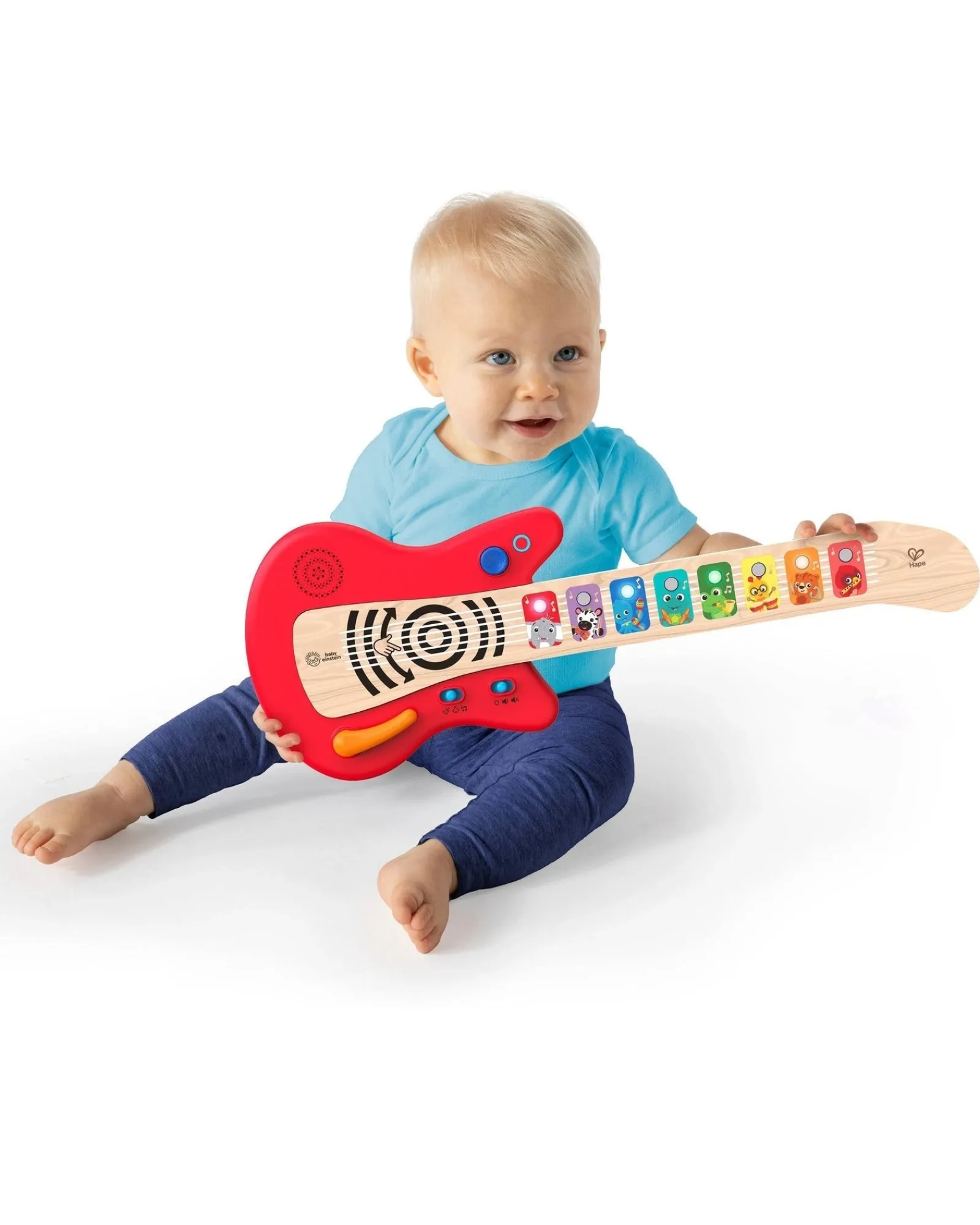 Baby Einstein Hape Together In Tune Guitar Connected Magic Touch Guitar Hot