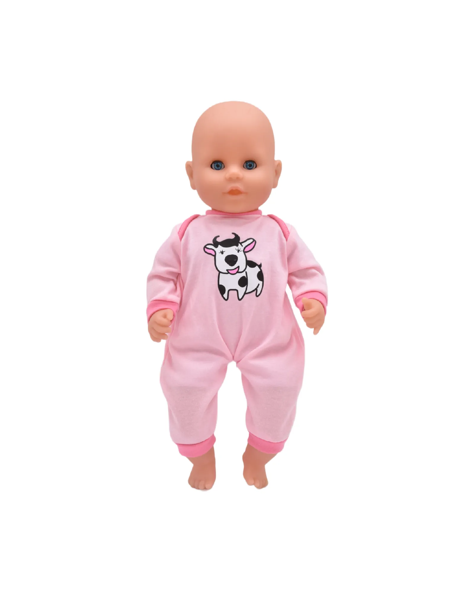Bambini Pink Cow Romper Clearance