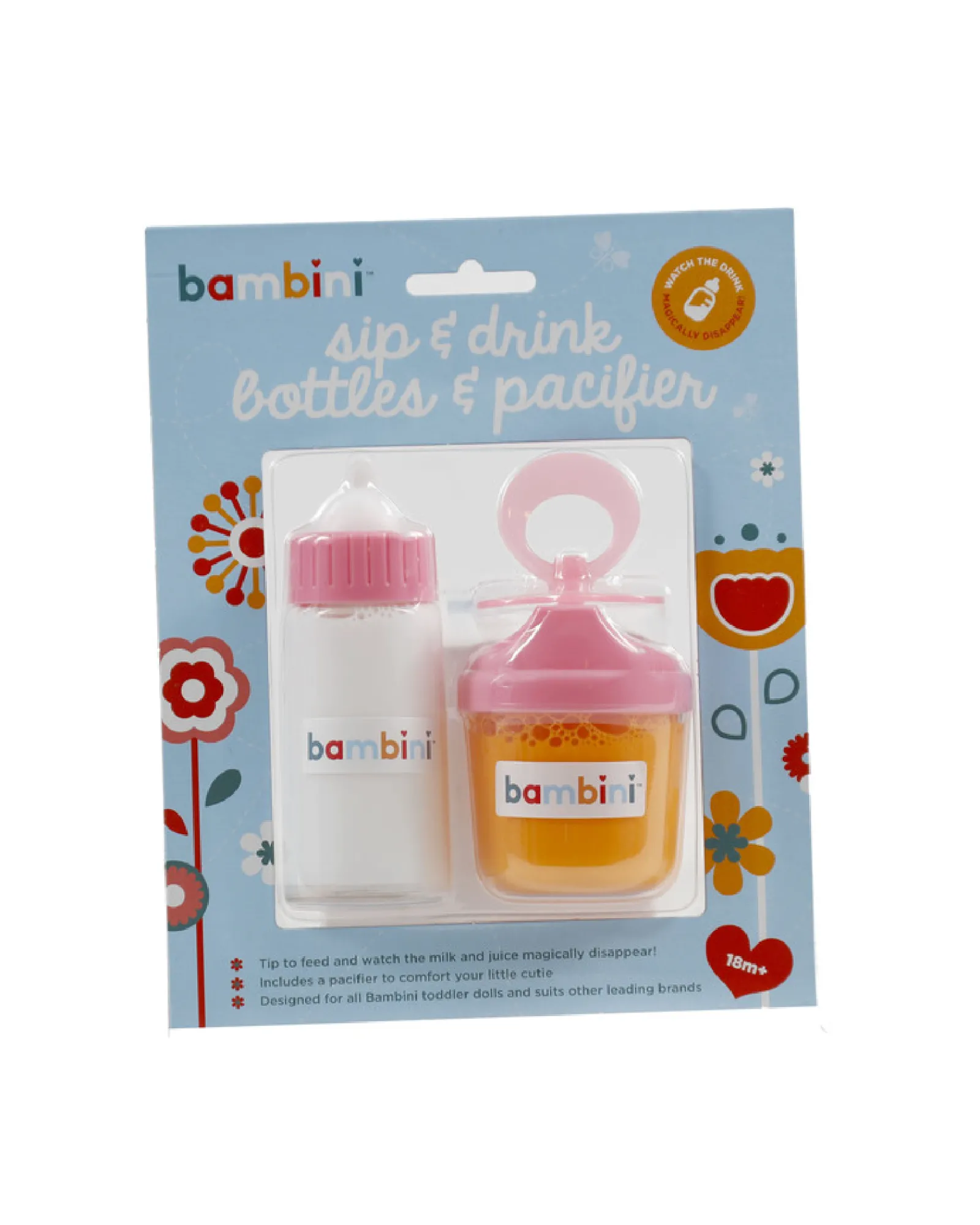 Bambini Sip And Drink Doll Bottles And Pacifier Discount