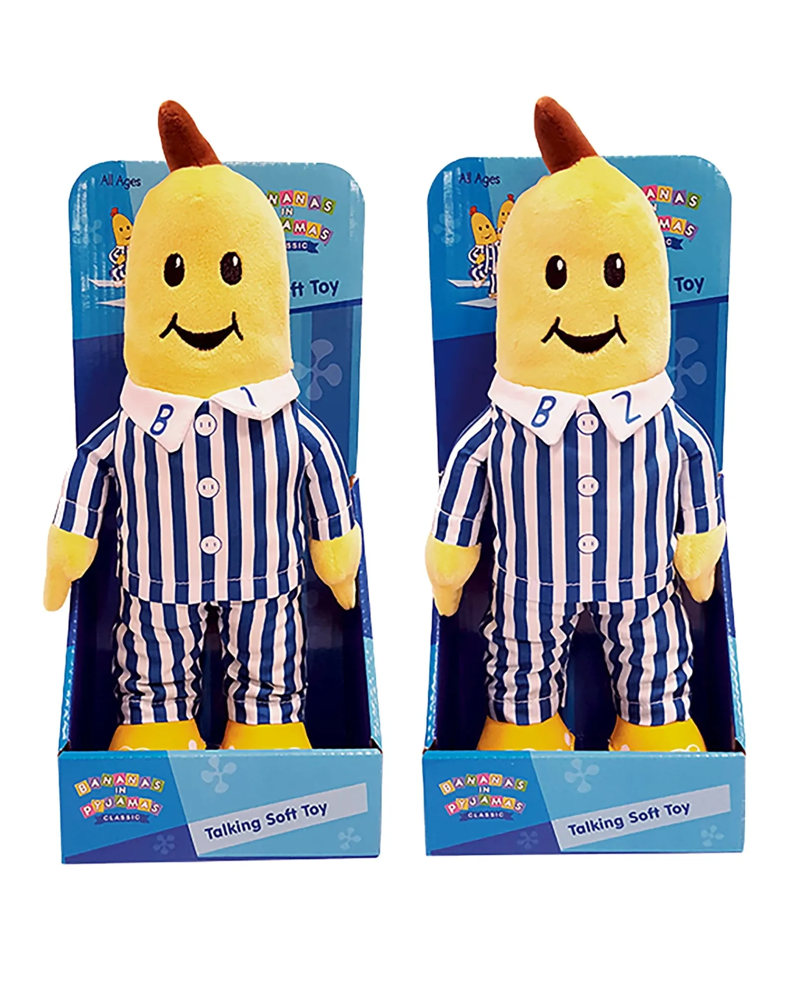 Bananas In Pyjamas Talking Plush 30Cm Assorted Fashion