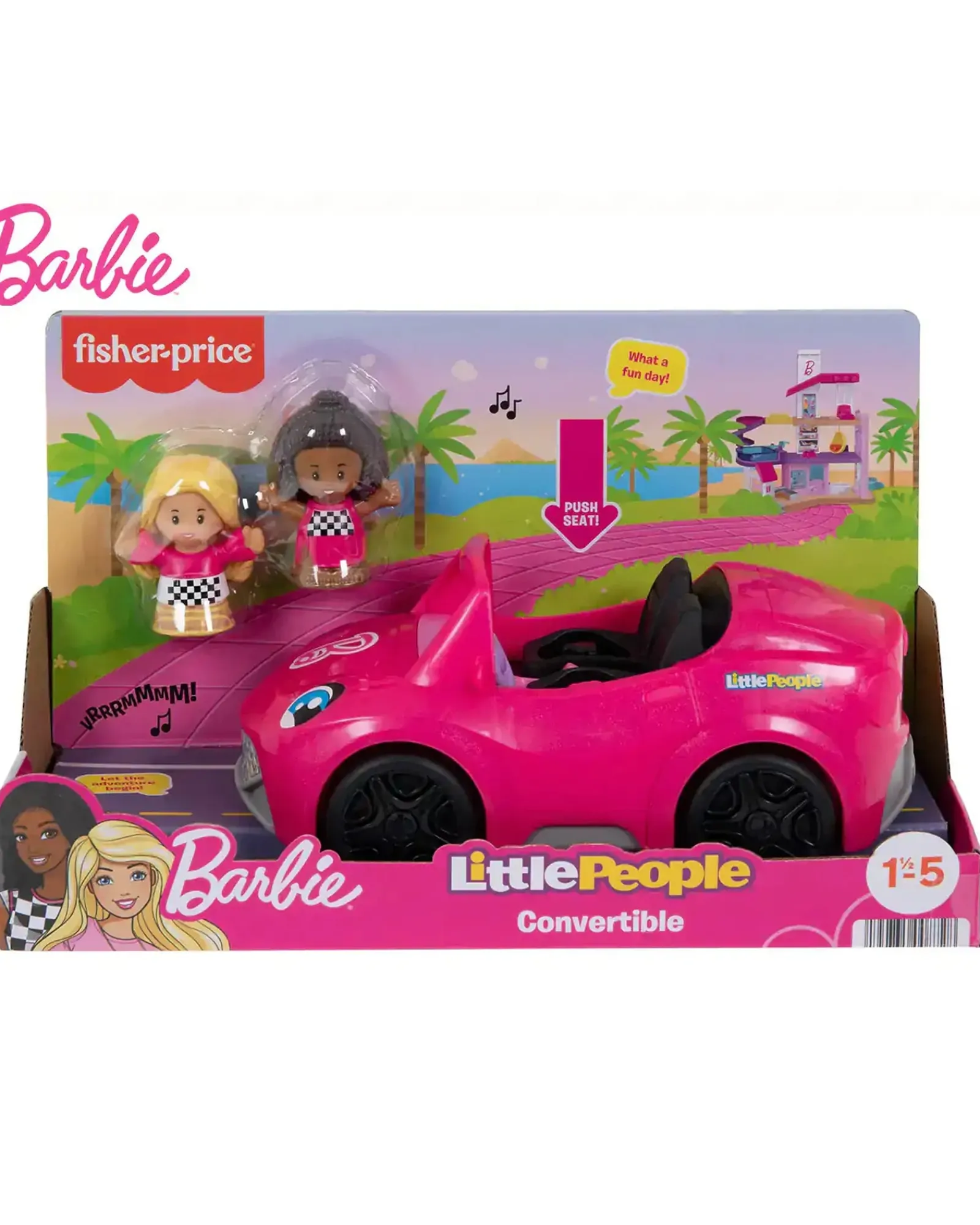 Fisher Price Barbie Convertible By Little People Outlet