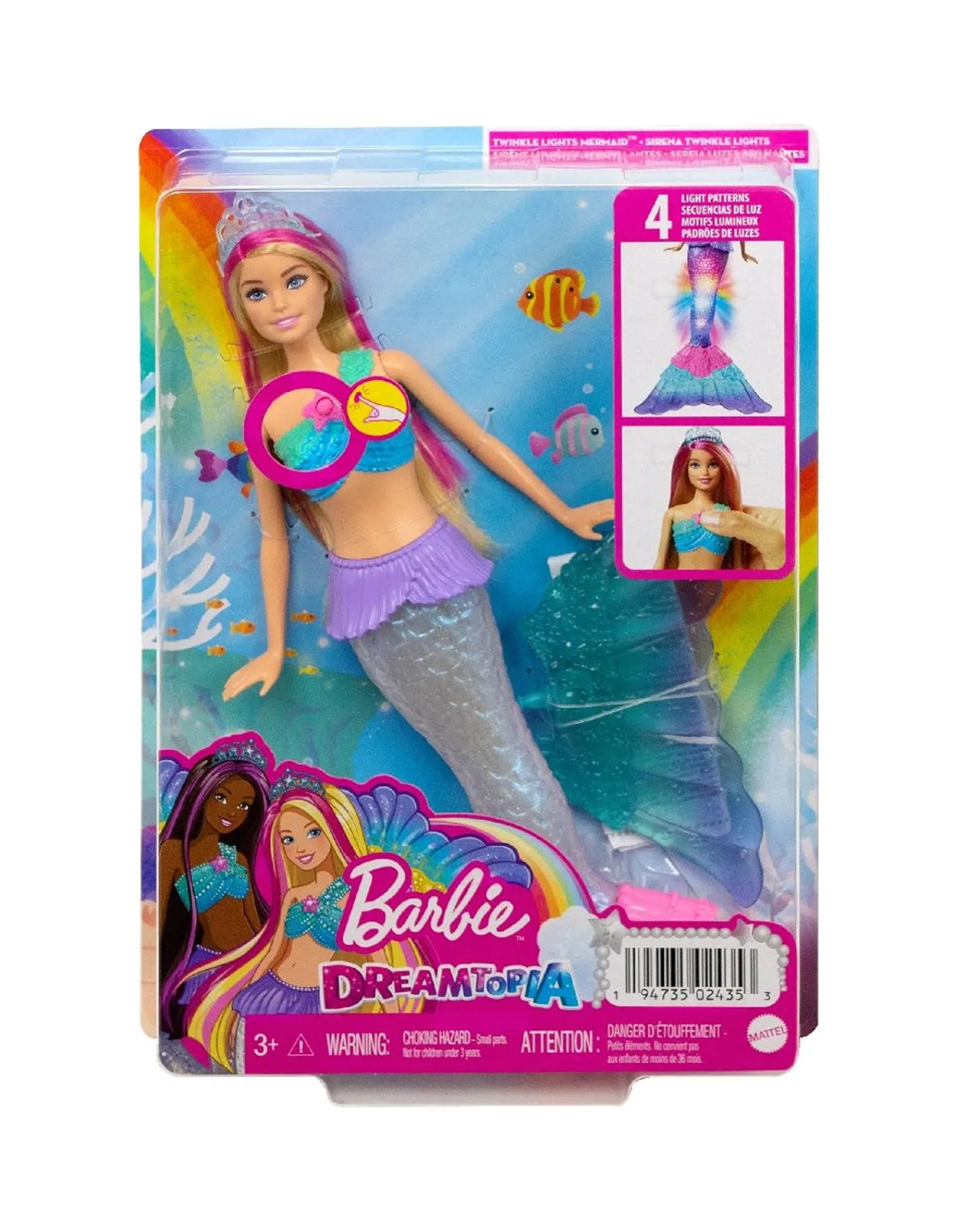 Barbie Dreamtopia Twinkle Lights Mermaid Doll Discount