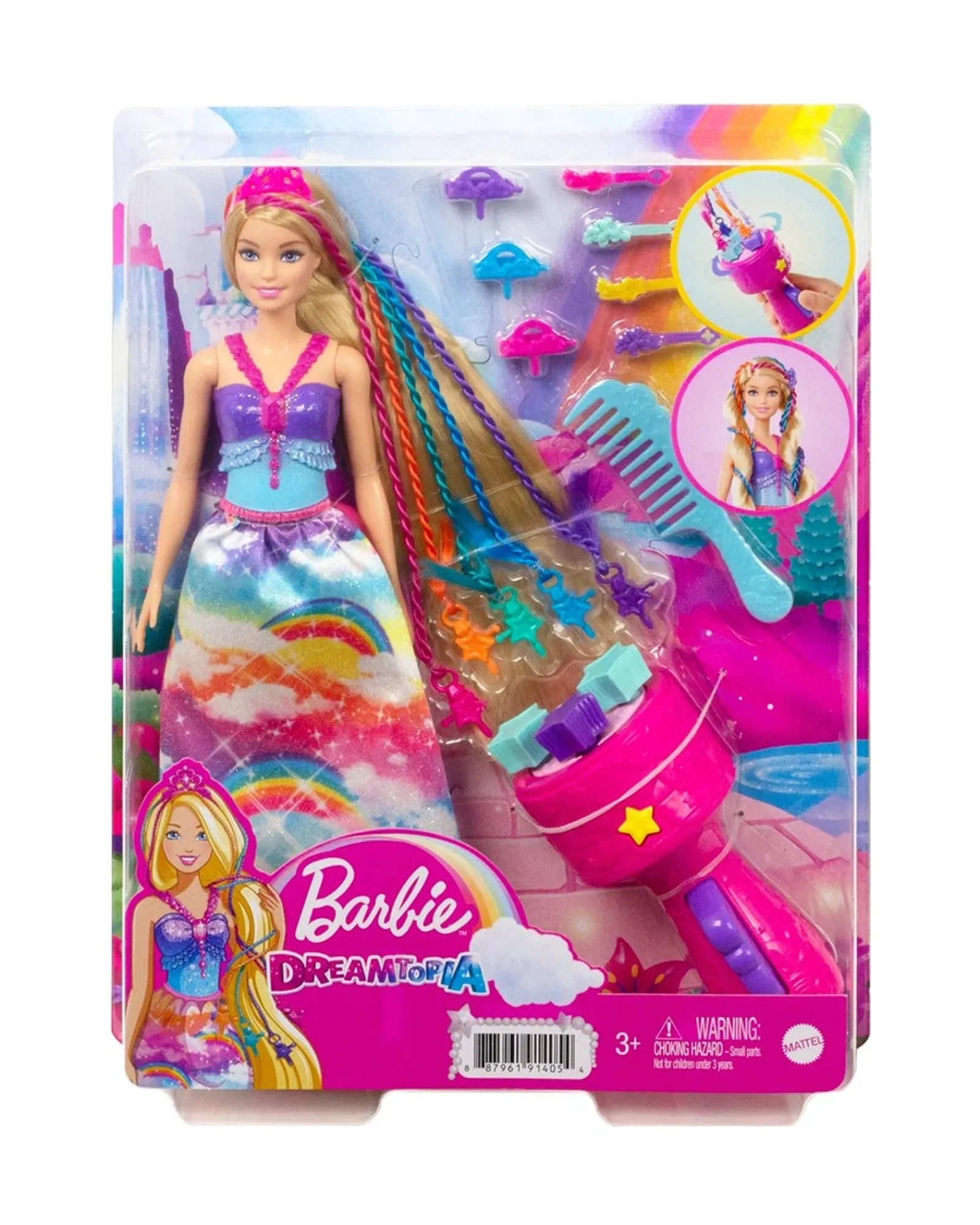 Barbie Dreamtopia Twist N Style Doll And Accessories Clearance