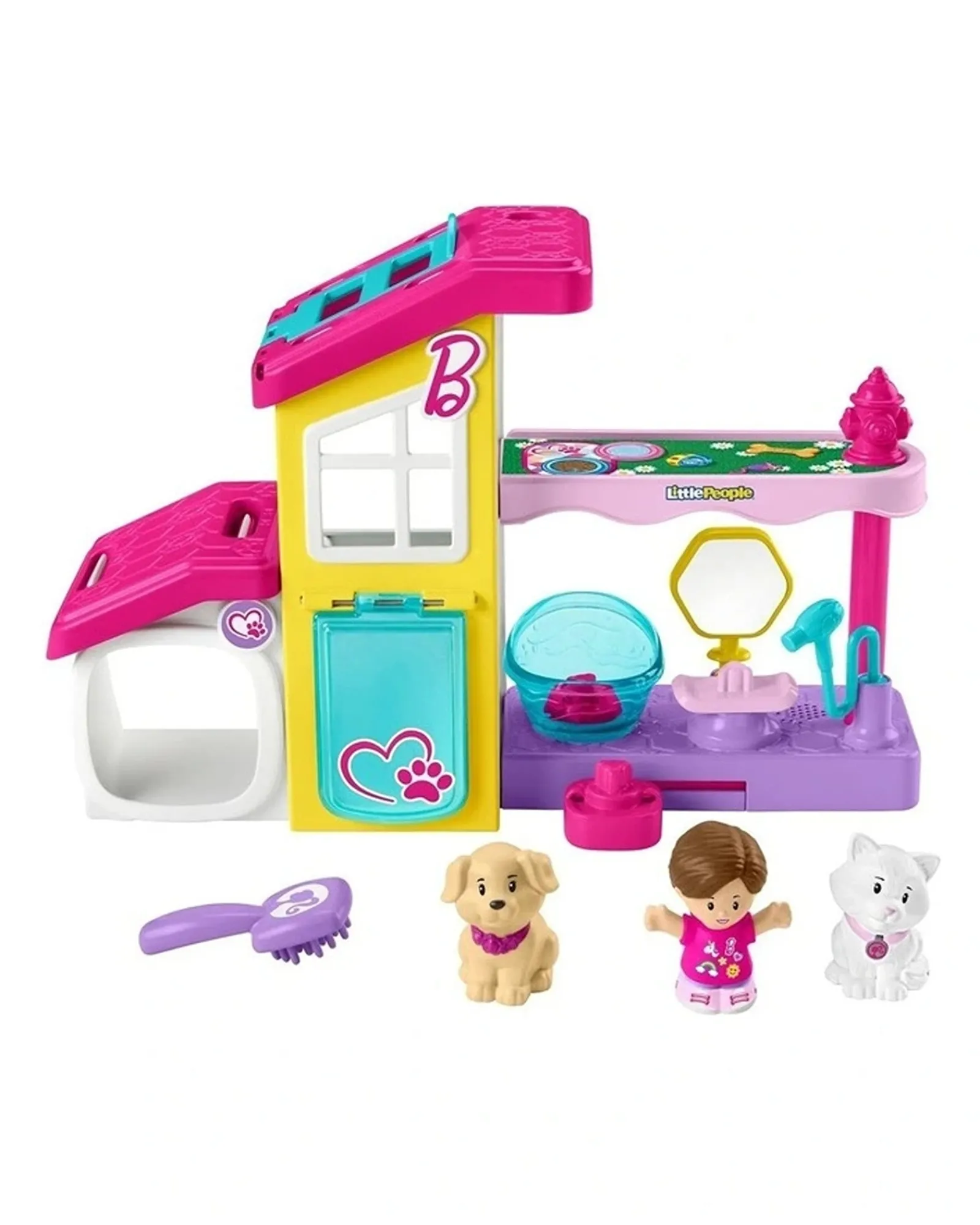 Fisher Price Barbie Play And Care Pet Spa By Little People Outlet