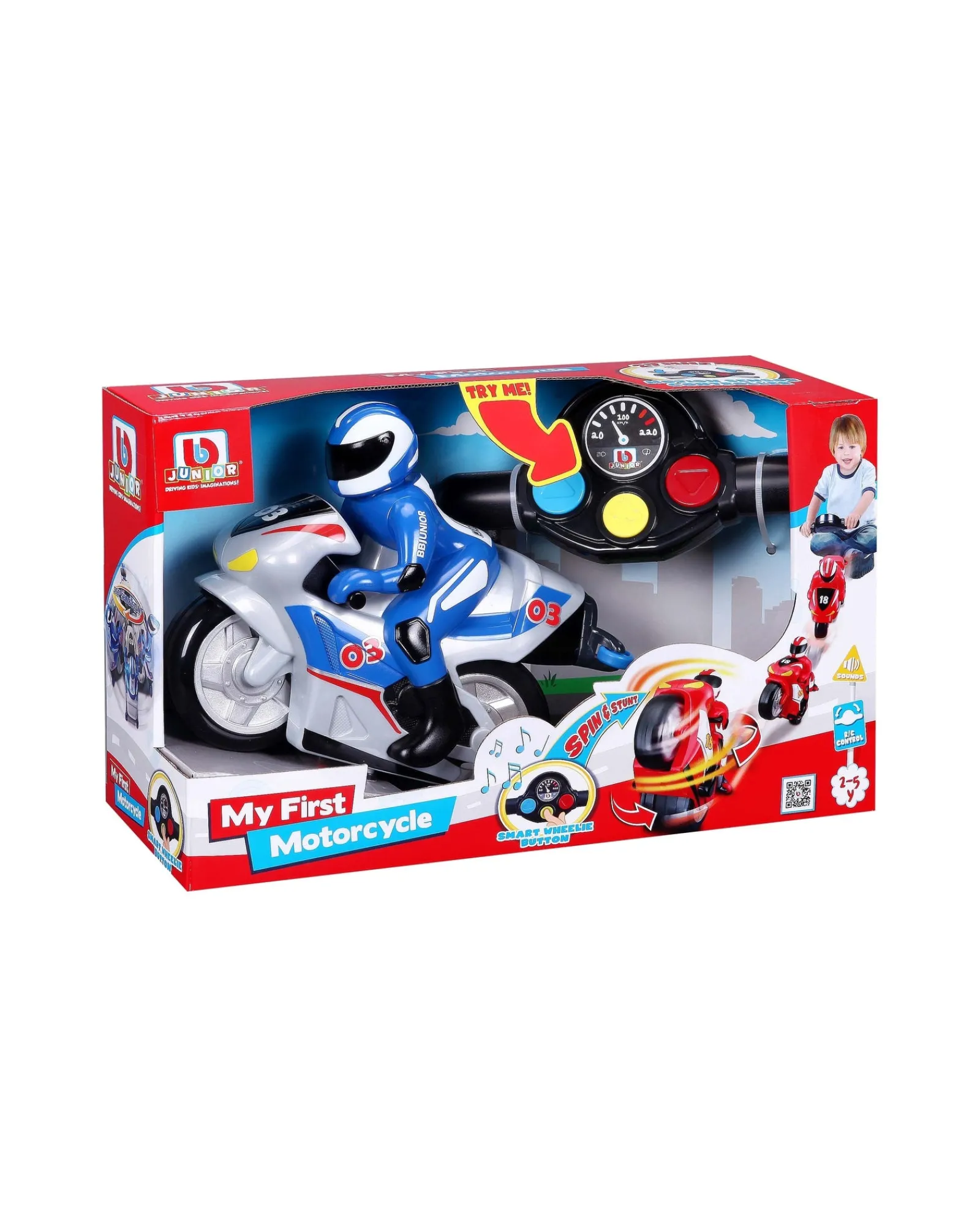 BB Jr Bb Junior My First Rc Motorcycle - Assorted Online
