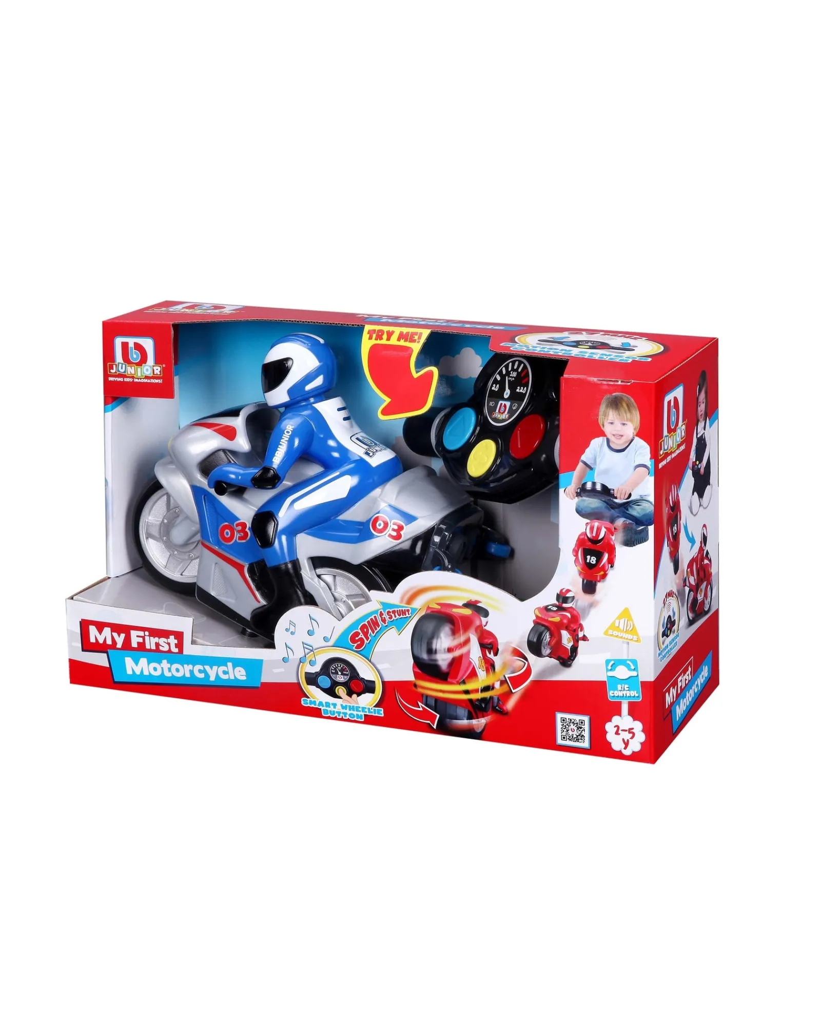BB Jr Bb Junior My First Rc Motorcycle - Assorted Online