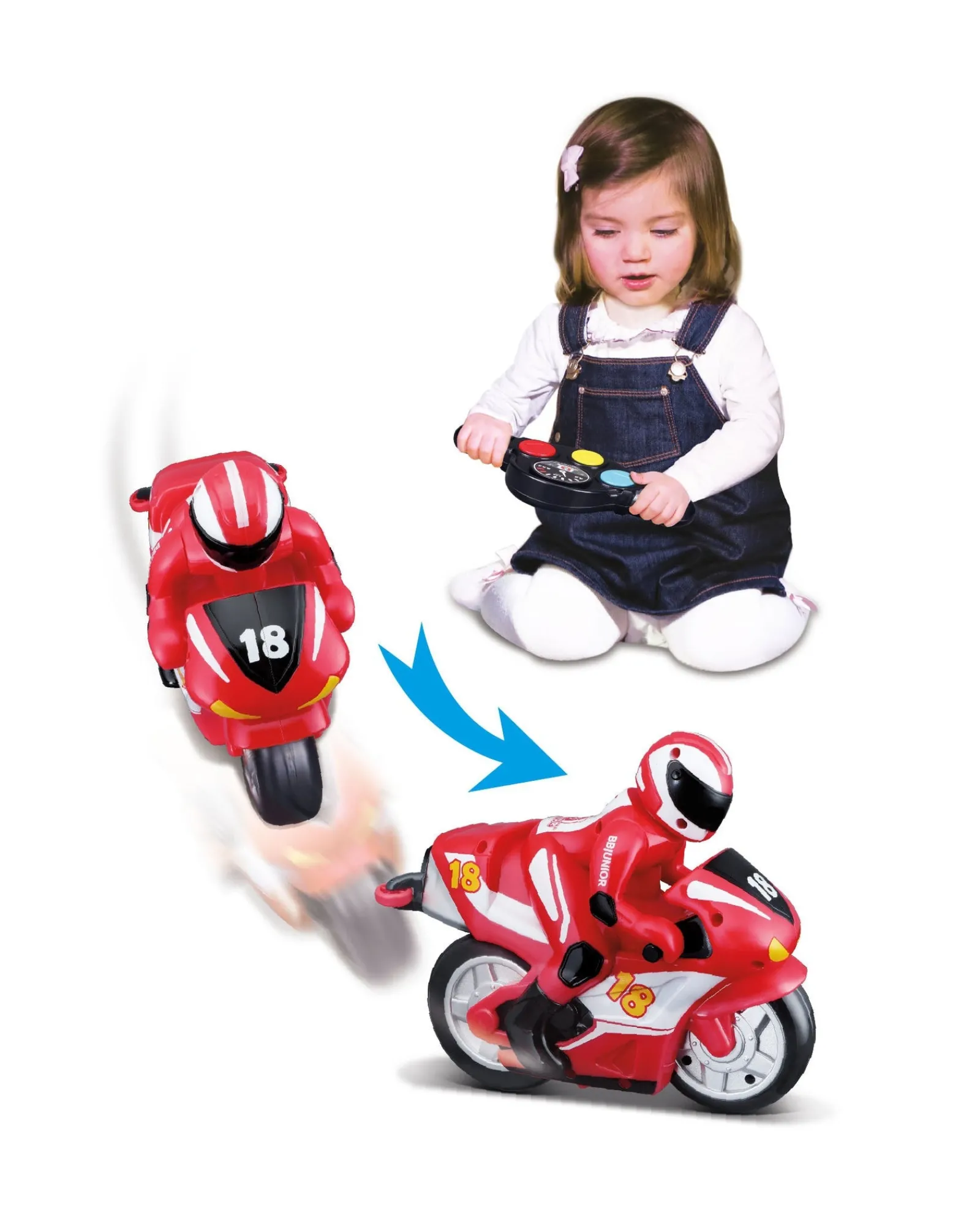 BB Jr Bb Junior My First Rc Motorcycle - Assorted Online
