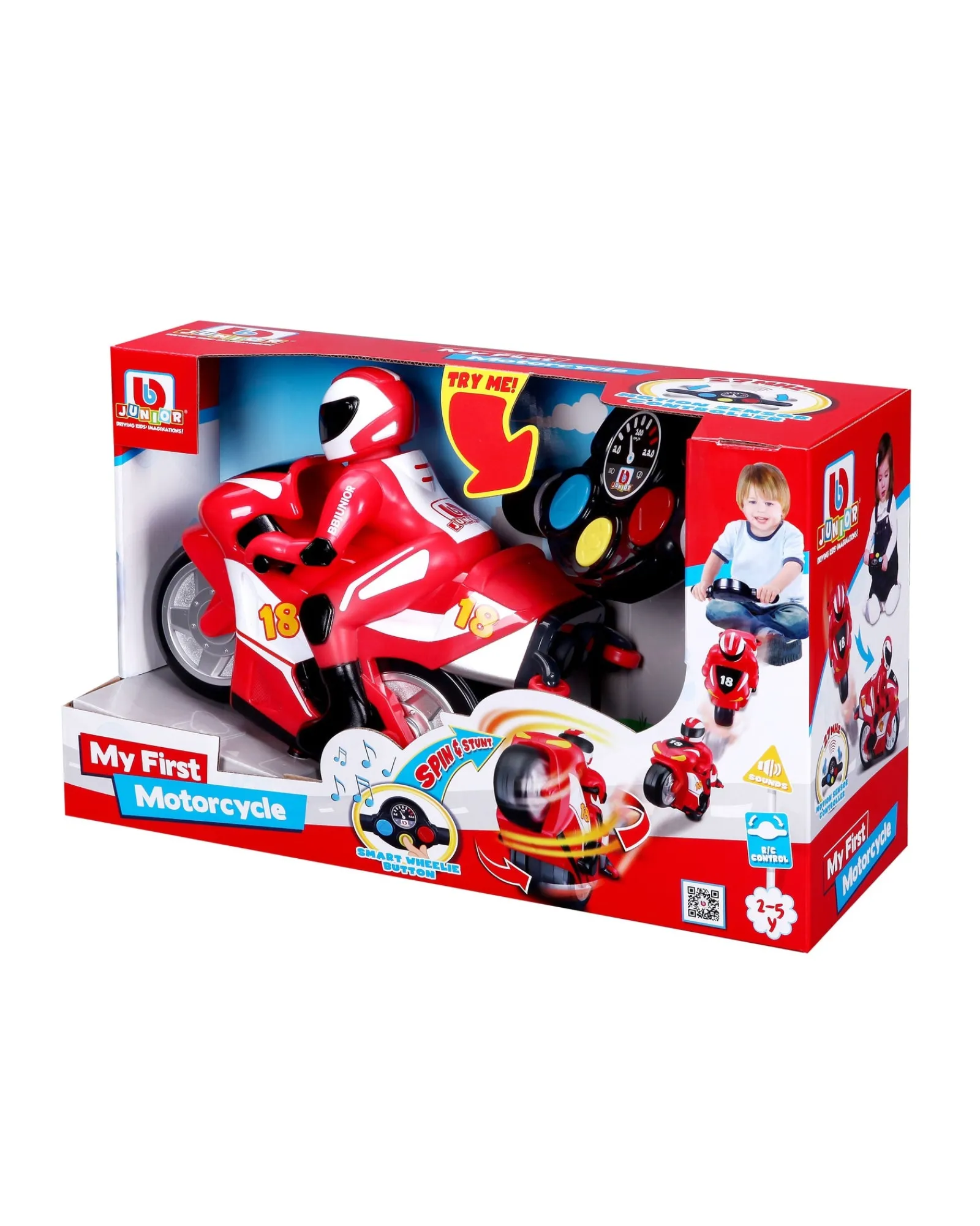 BB Jr Bb Junior My First Rc Motorcycle - Assorted Online