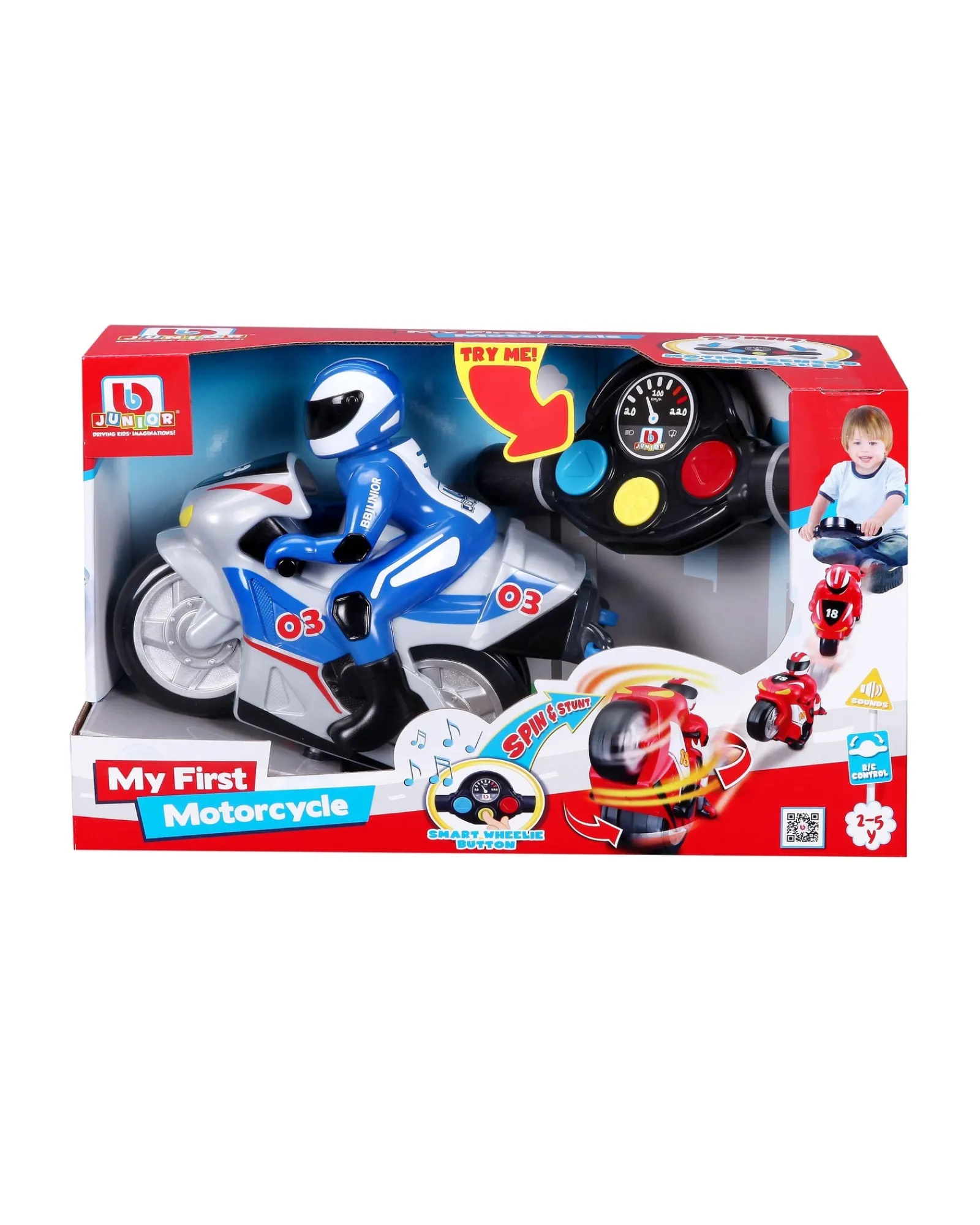 BB Jr Bb Junior My First Rc Motorcycle - Assorted Online