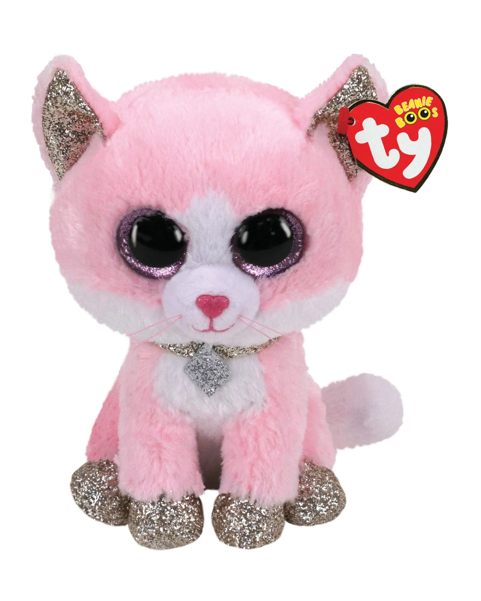 Big Balloon Beanie Boo Fiona Cat Pink Small Flash Sale