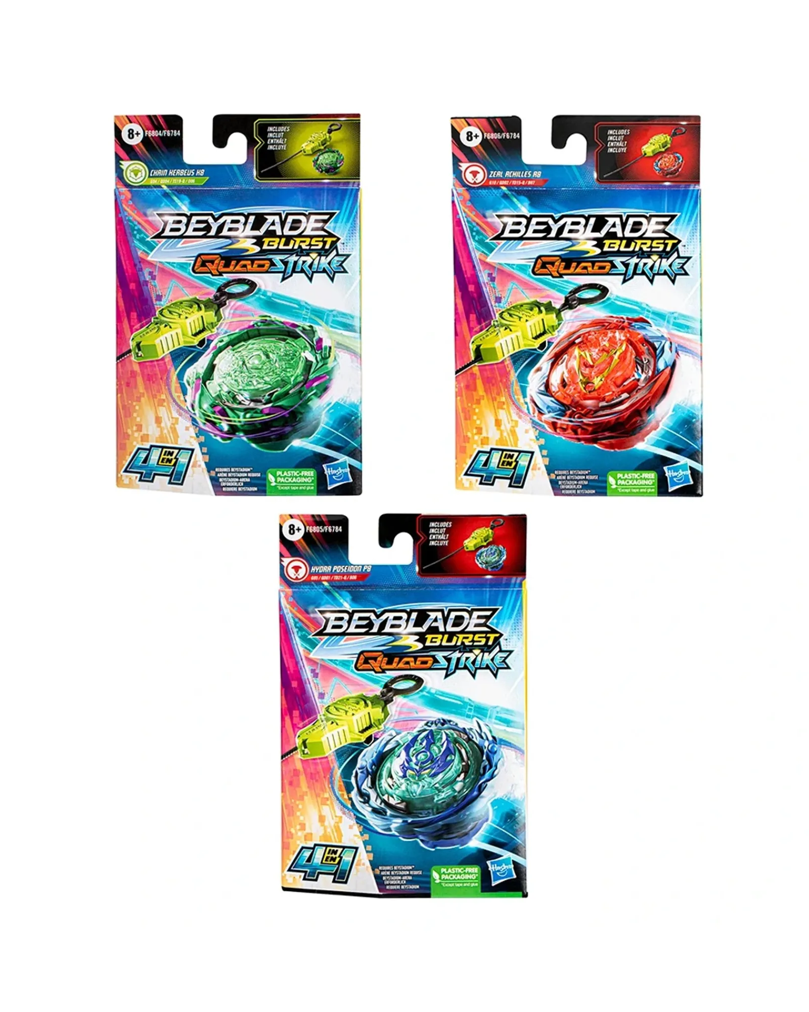 Beyblade Burst Quadstrike Starter Pack Assorted Flash Sale