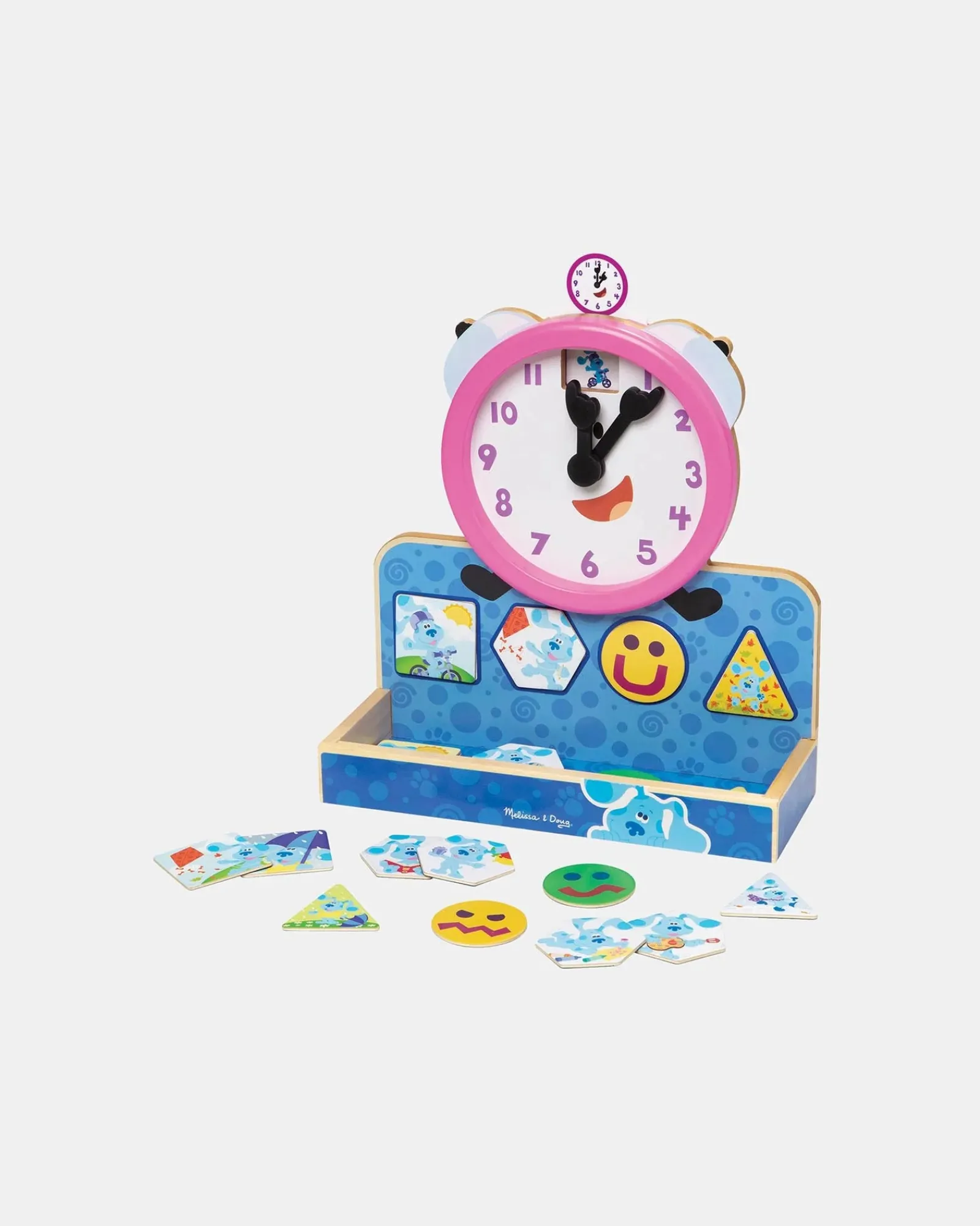 Melissa and Doug Blues Clues You Wooden Tickety Tock Magnetic Clock Sale