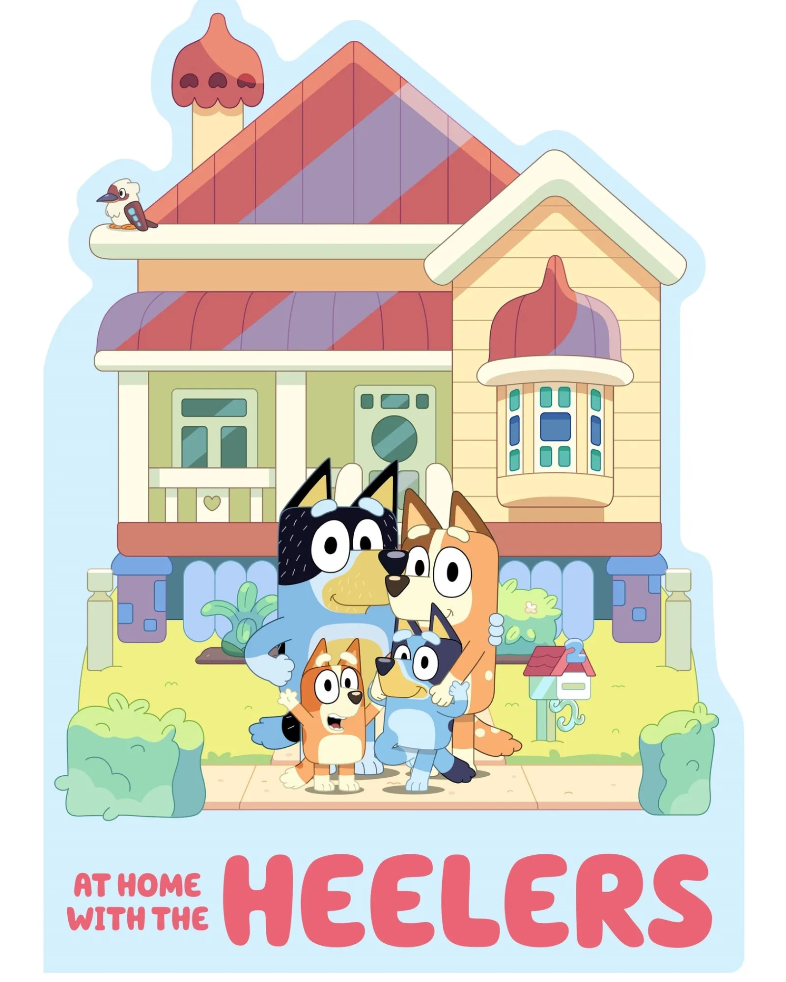 Penguin Bluey At Home With The Heelers Board Book New