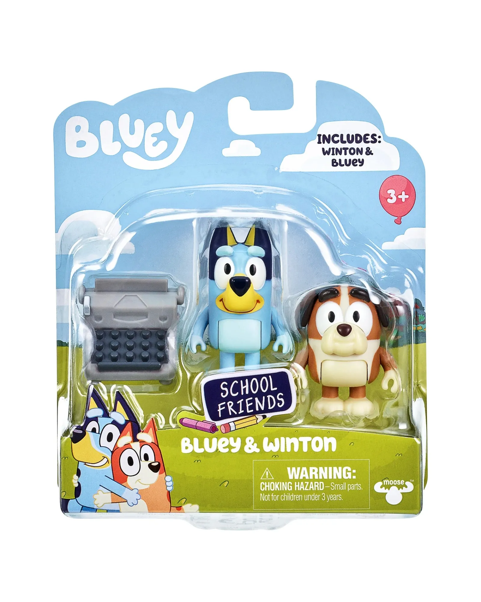 Bluey S8 Figure 2Pk Assorted Clearance