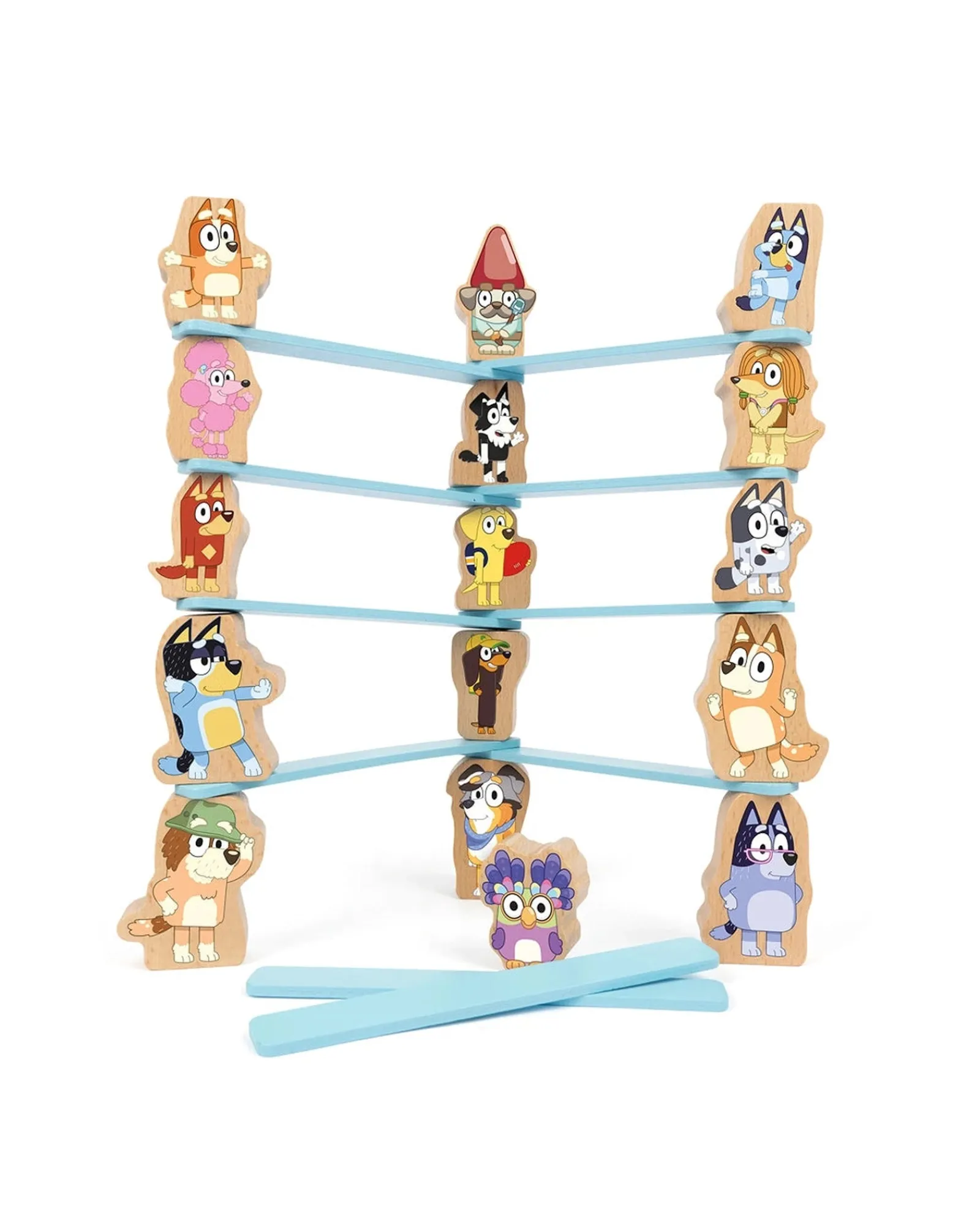 Bluey Wooden Stacking Game Discount