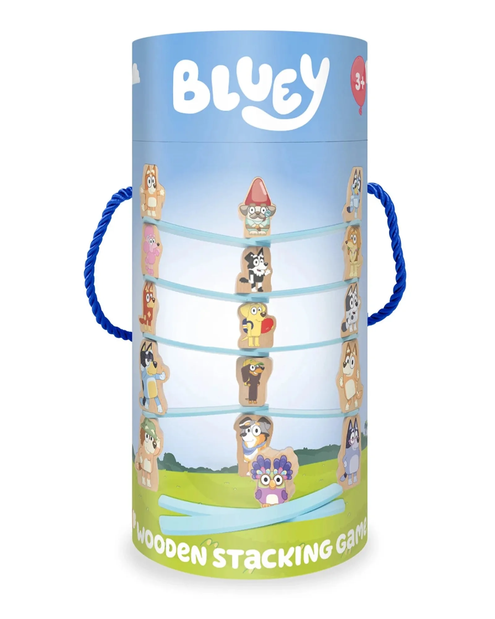 Bluey Wooden Stacking Game Discount