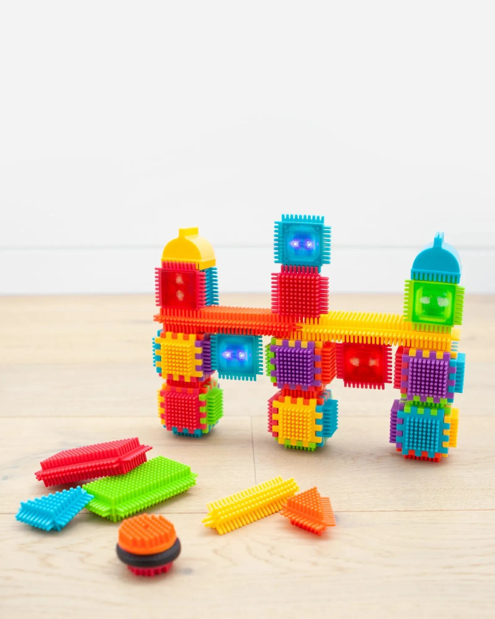 Bright Child Bristle Blocks Light Up 90 Pcs Best