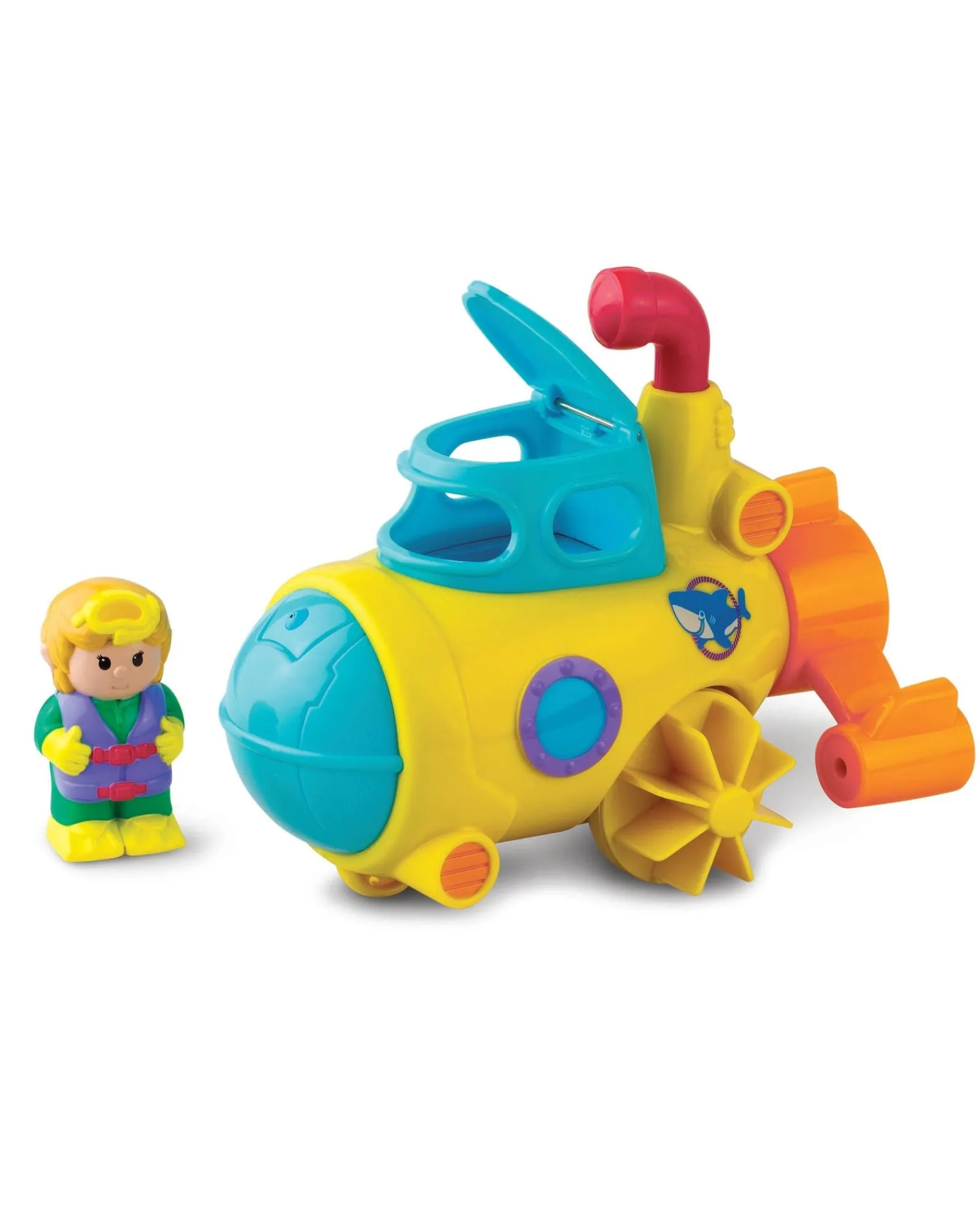 Bright Child 3In1 Windup Bath Tub Submarine Fashion
