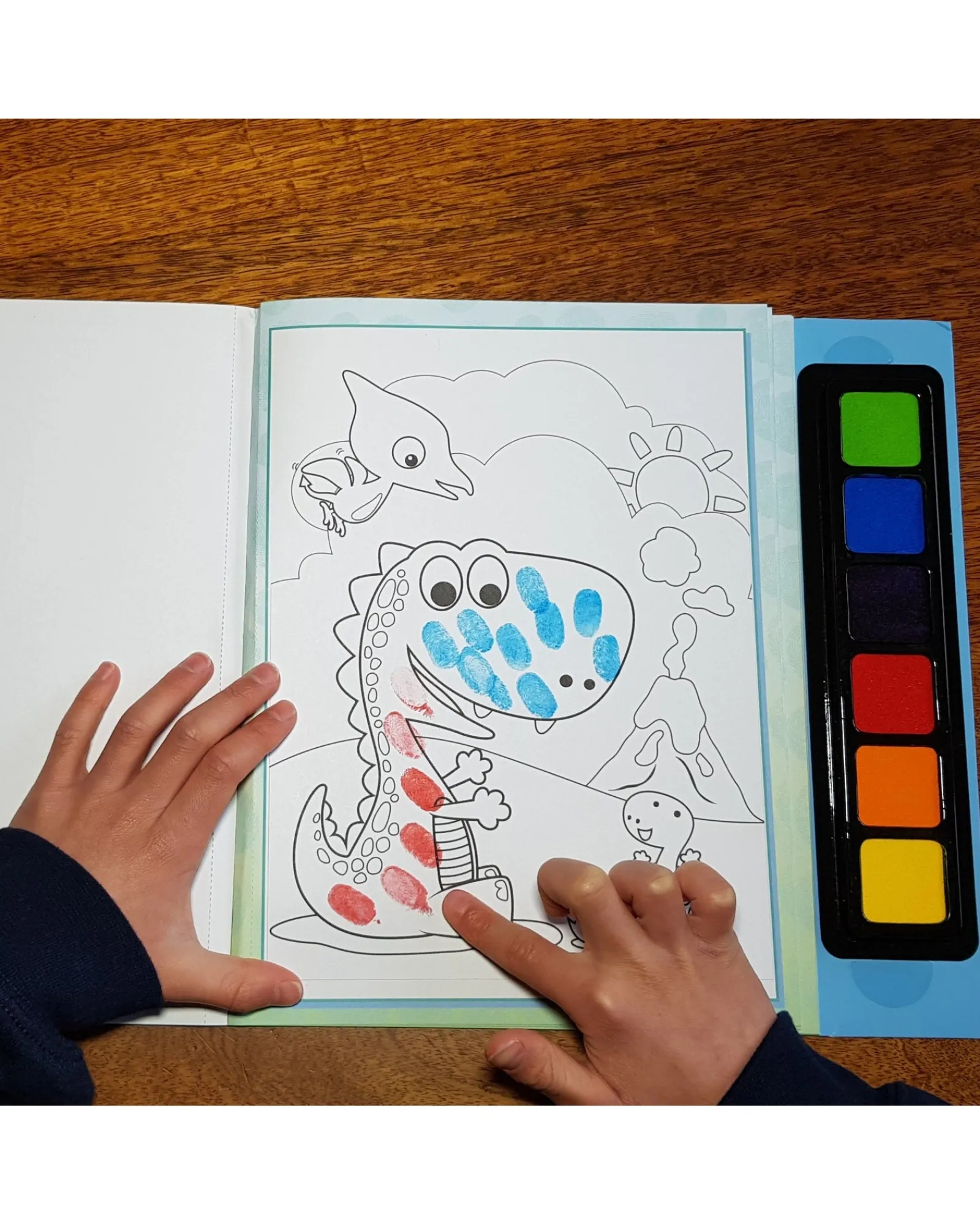 Buddy and Barney Finger Print Buddies Book Dinosaur Store