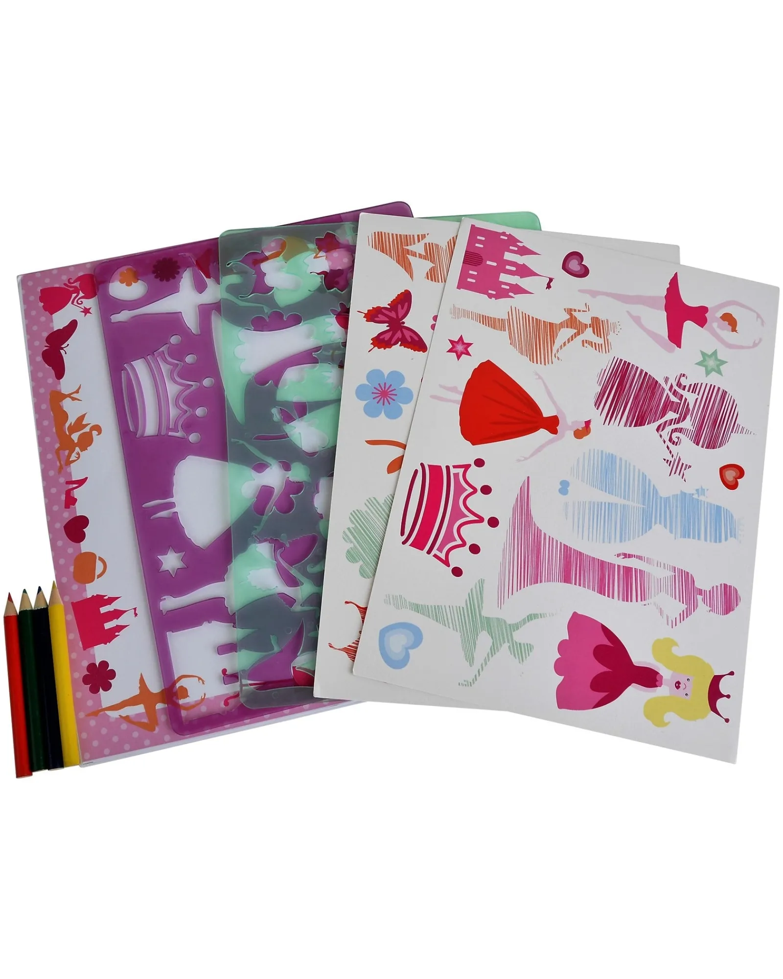 Buddy and Barney Stencil And Pencil Double Pack Fairies And Flowers Sale