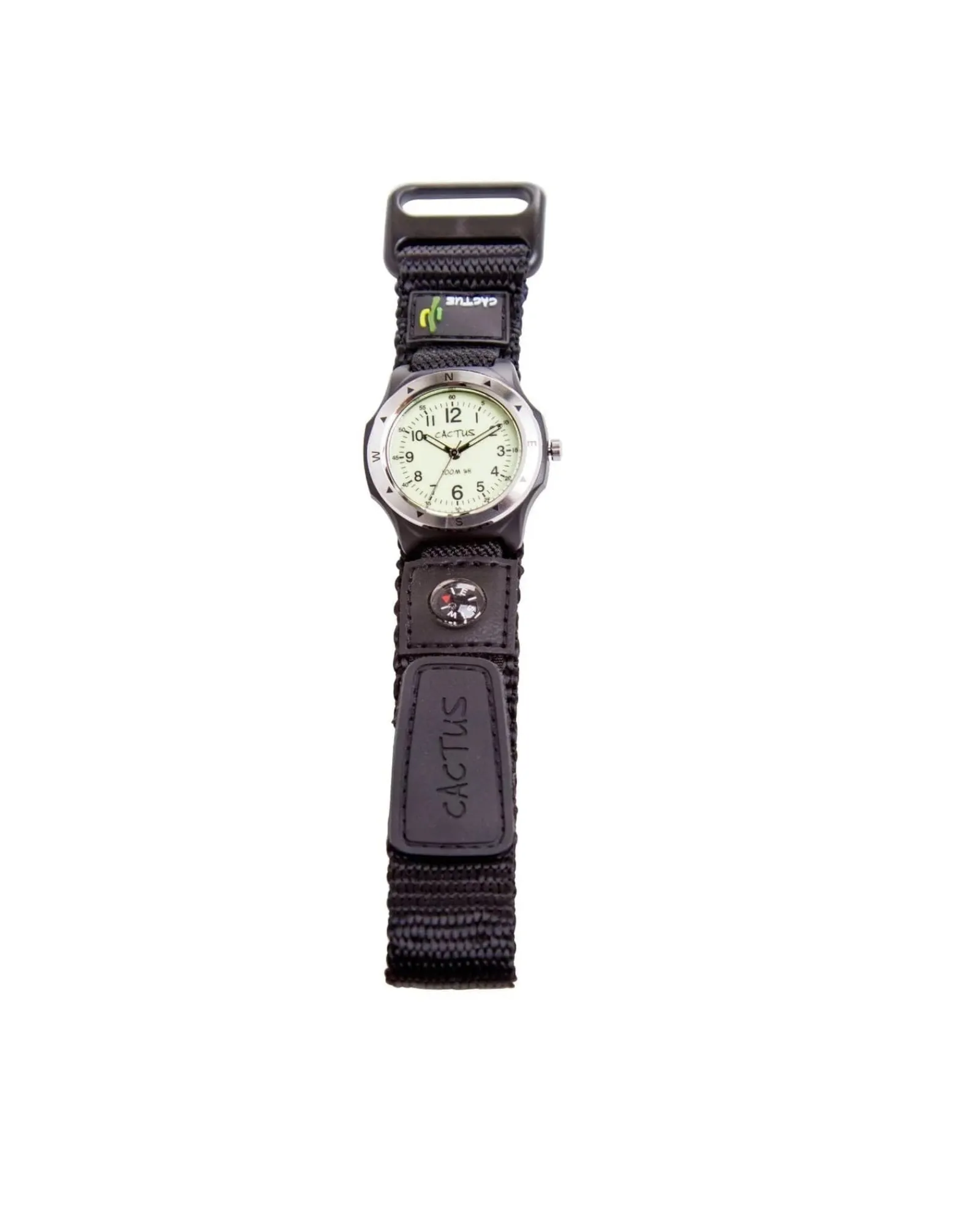 Cactus Cac-65-M01 Black Analogue / Compass On Band Fashion