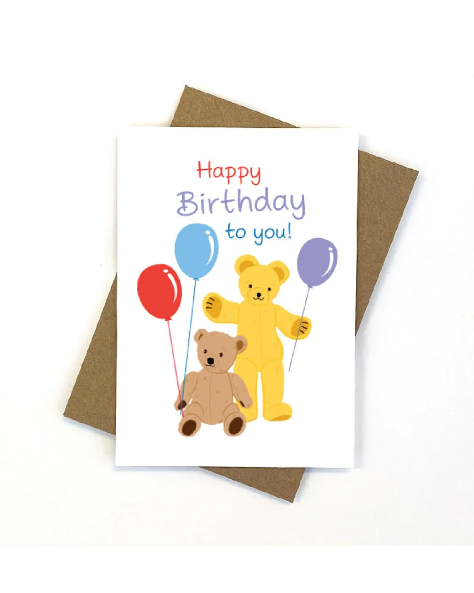 Candle Bark Candlebark Big Ted And Little Ted Card Flash Sale