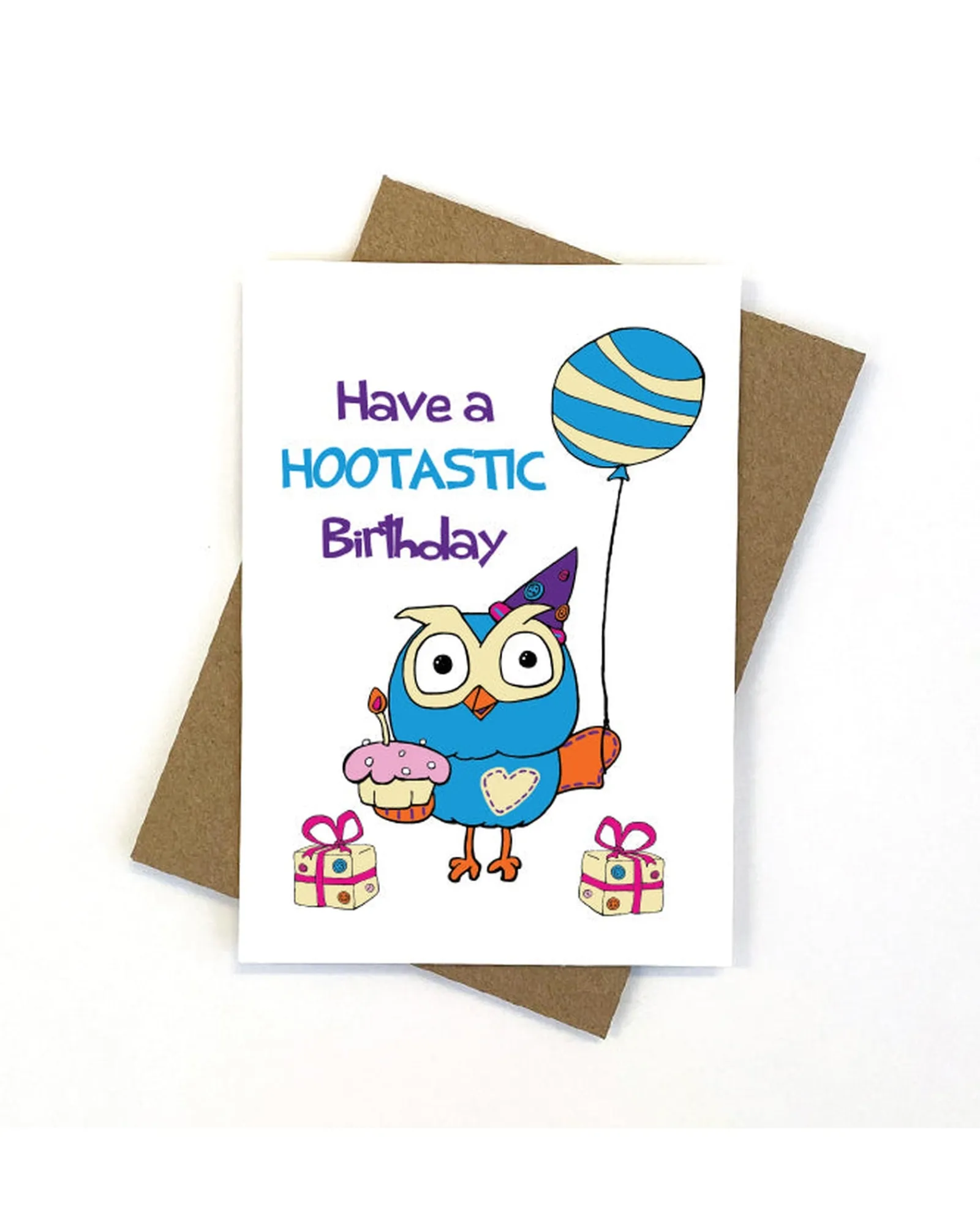 Candle Bark Candlebark Hootastic Birthday Card New