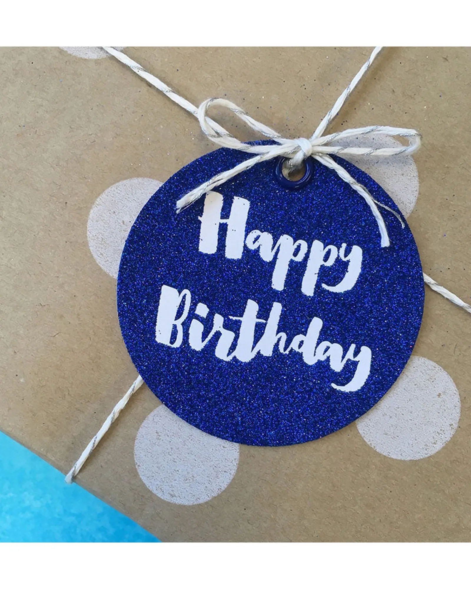 Candle Bark Candlebark Navy Birthday Tag Shop