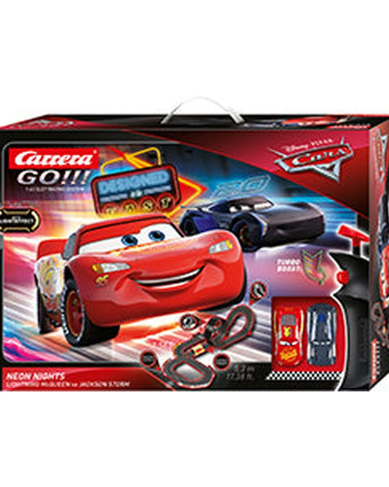 Carrera Go Disney Cars Neon Nights 5.3M Track Best