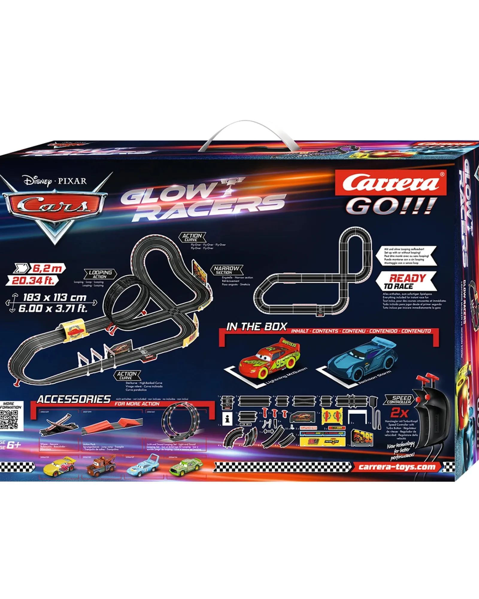 Carrera Go Glow Racers New