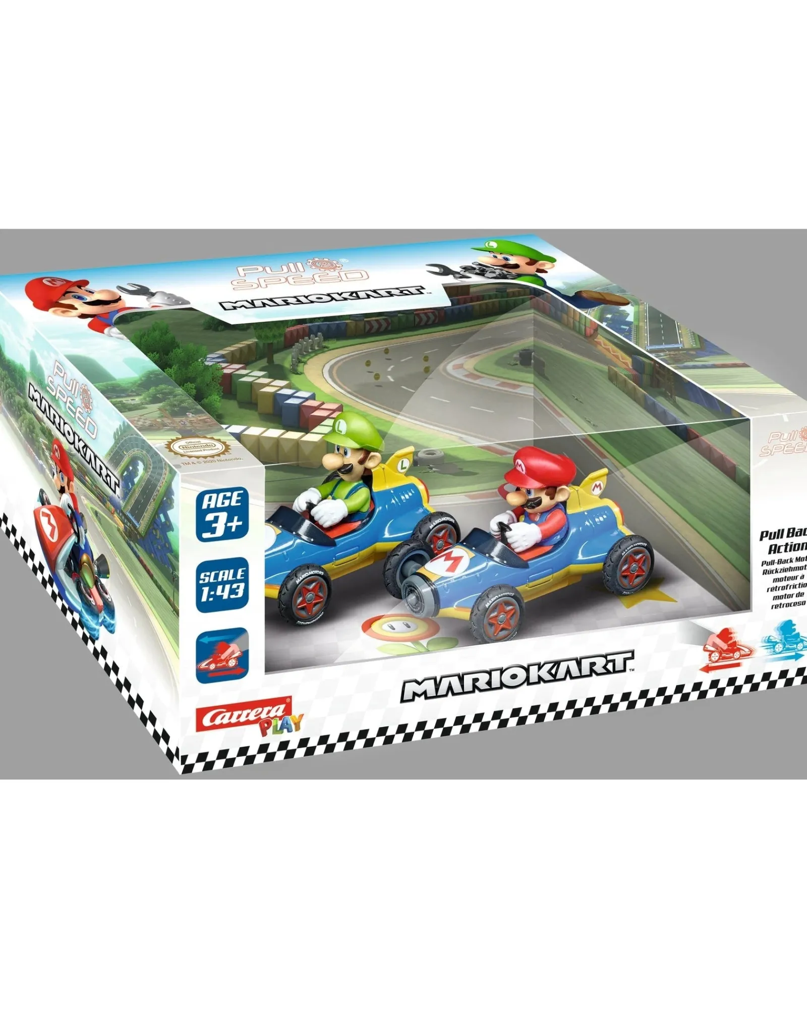 Carrera Ps Mario Kart Twin Pack Mach 8 Mario And Luigi Best Sale