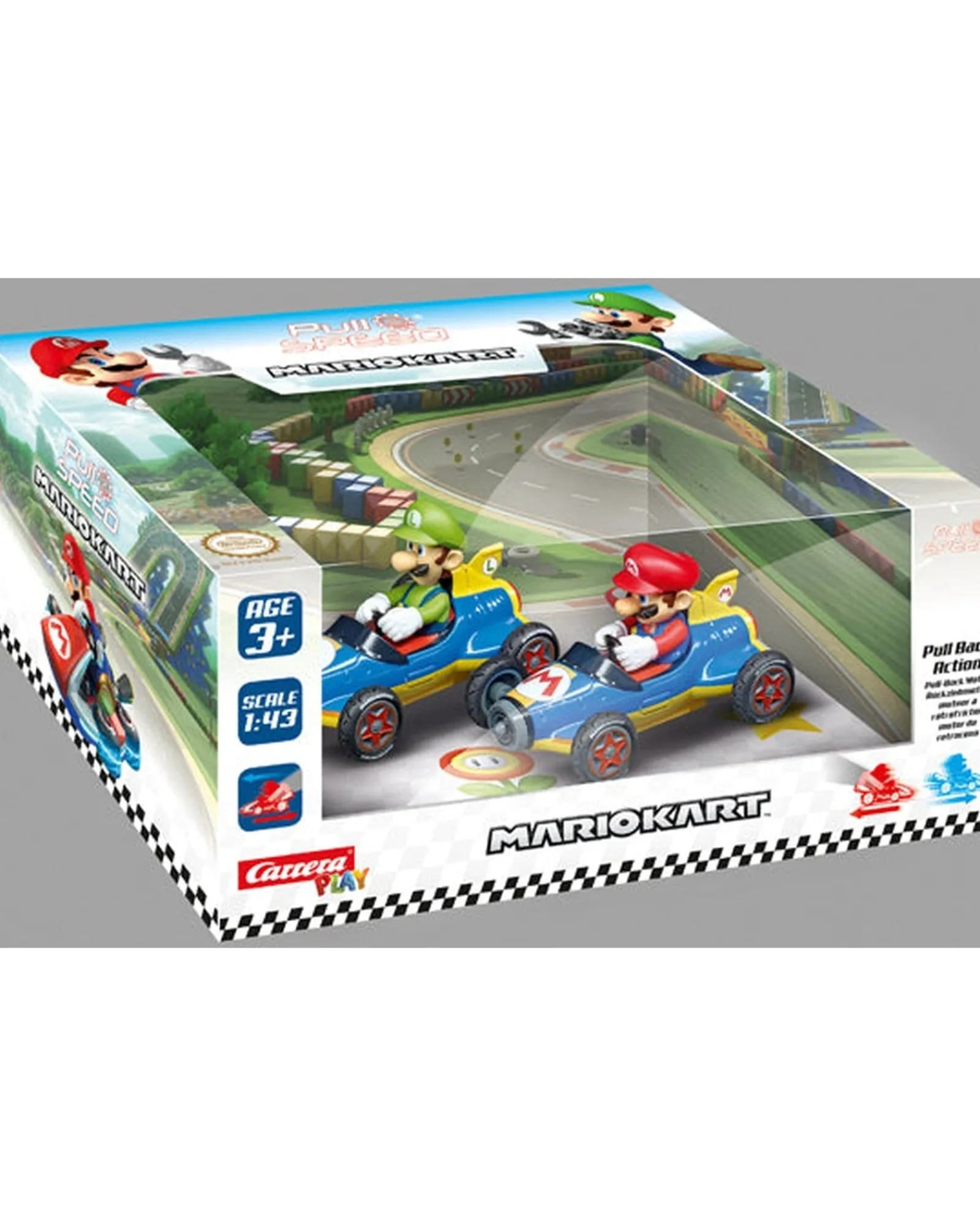 Carrera Ps Mario Kart Twin Pack Mach 8 Mario And Luigi Best Sale