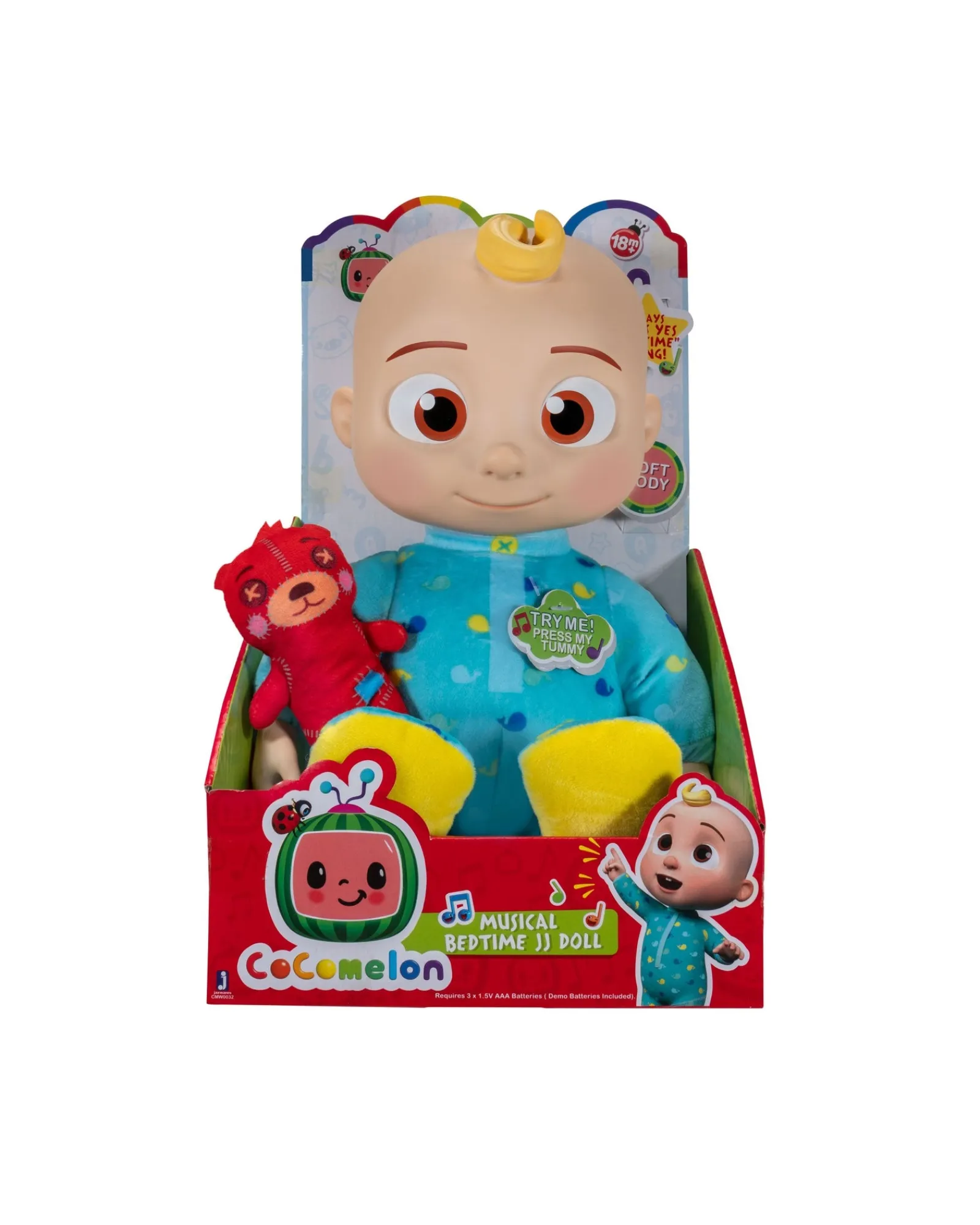 Cocomelon Plush Bedtime Jj Doll Flash Sale