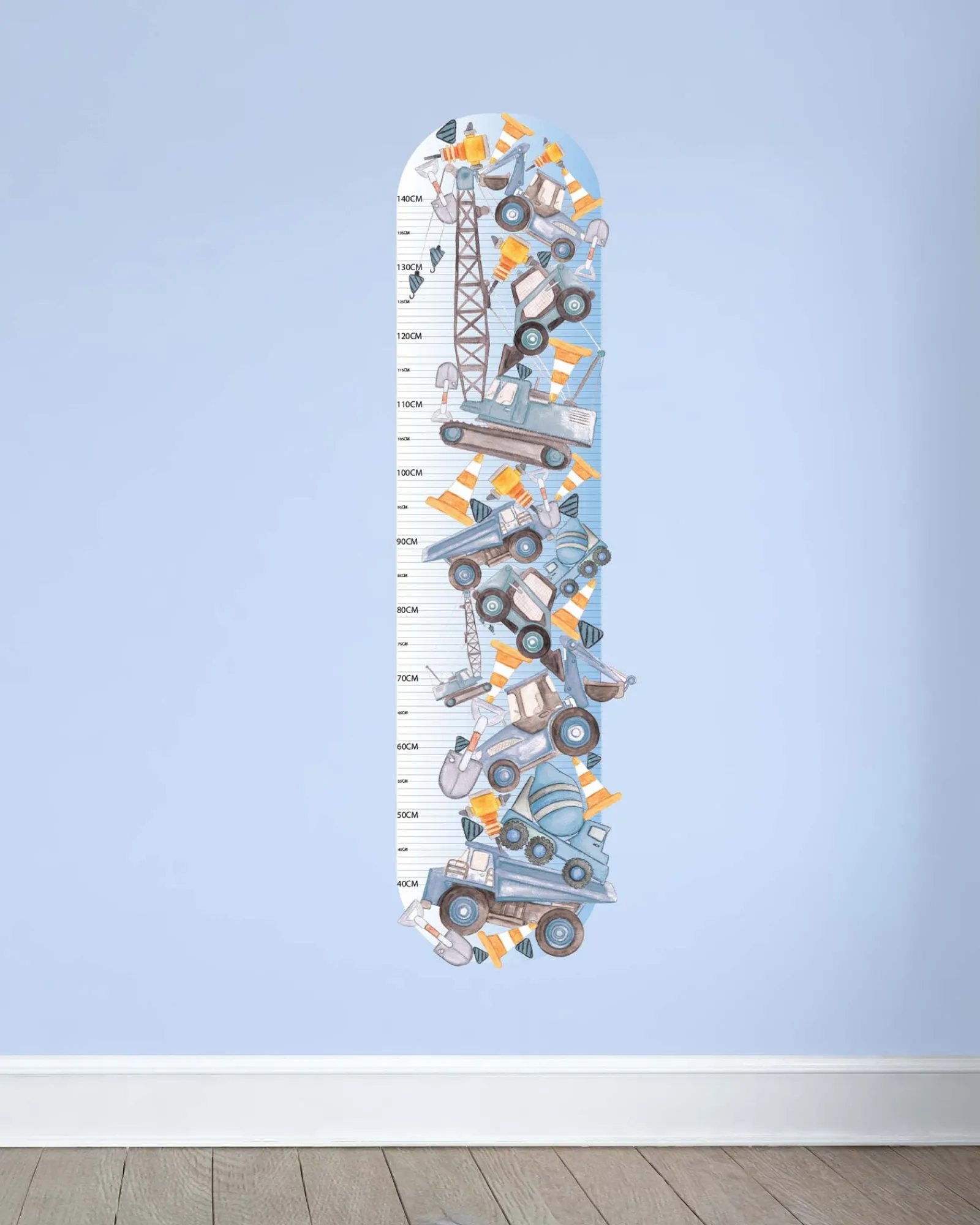 Polka Prints Construction Height Chart Shop