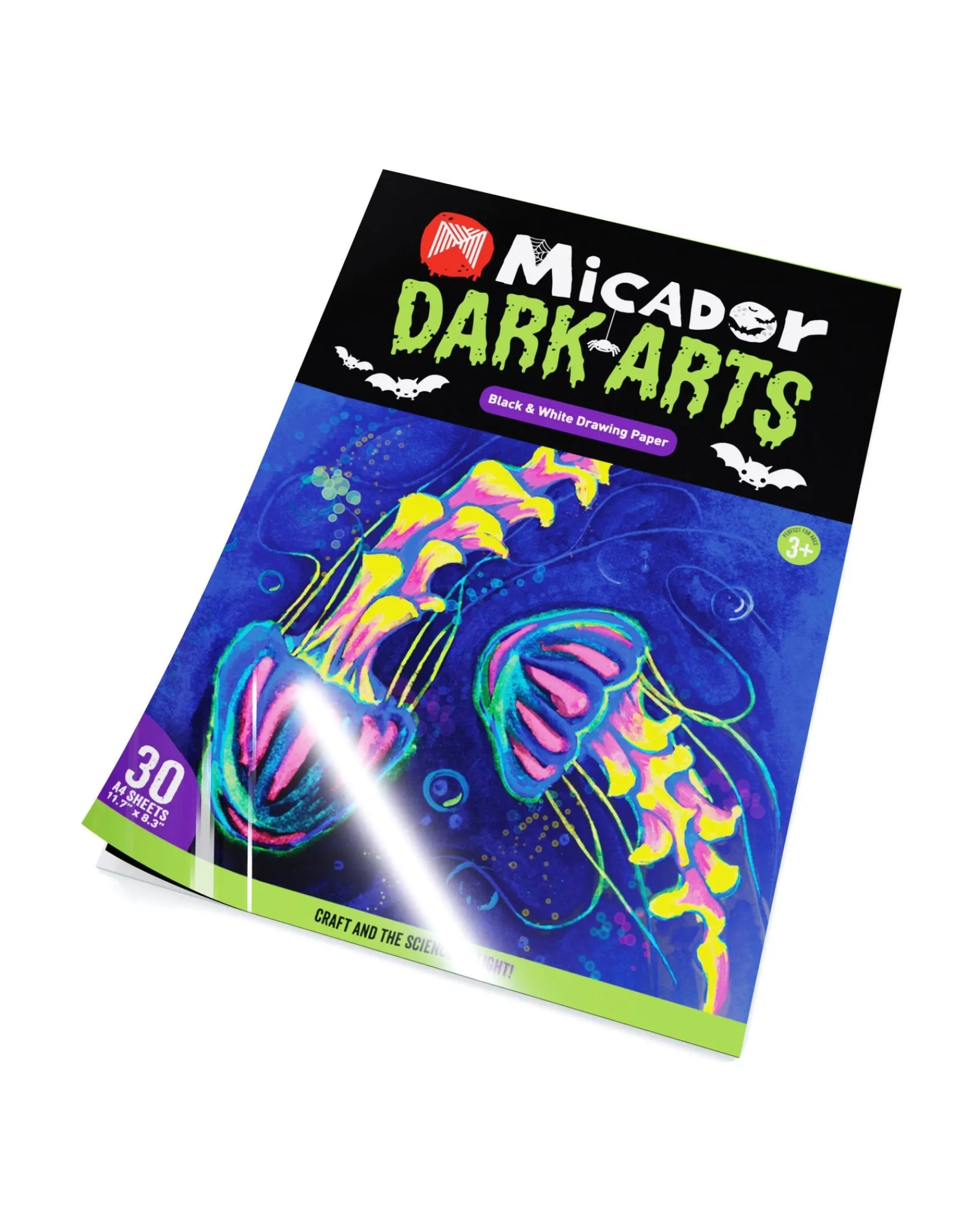 Dark Arts Black And White Drawing Paper A4 Pad Fsc Mix Sale