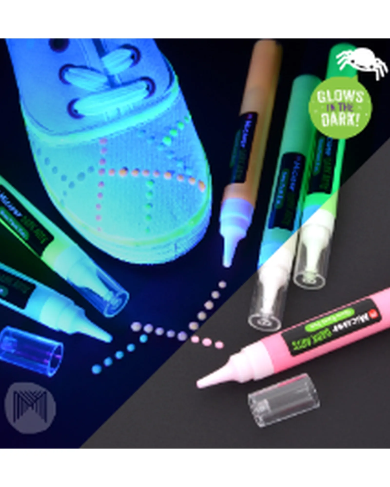 Dark Arts Glow Paint Pens 15Ml Pack 6 Cheap