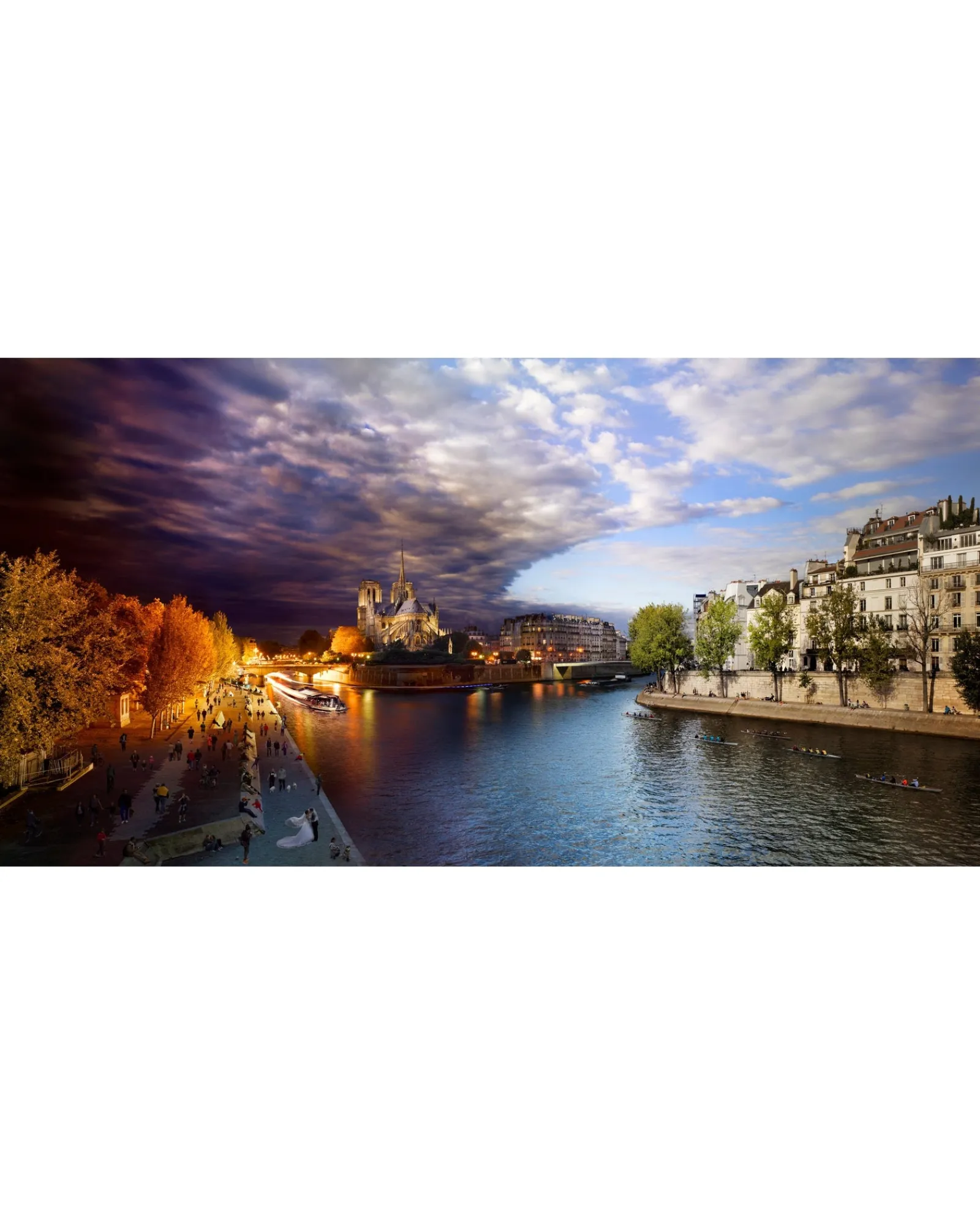 Stephen Wilkes Day Night Puzzle 1000Pc Pont De Tournelle Paris Store