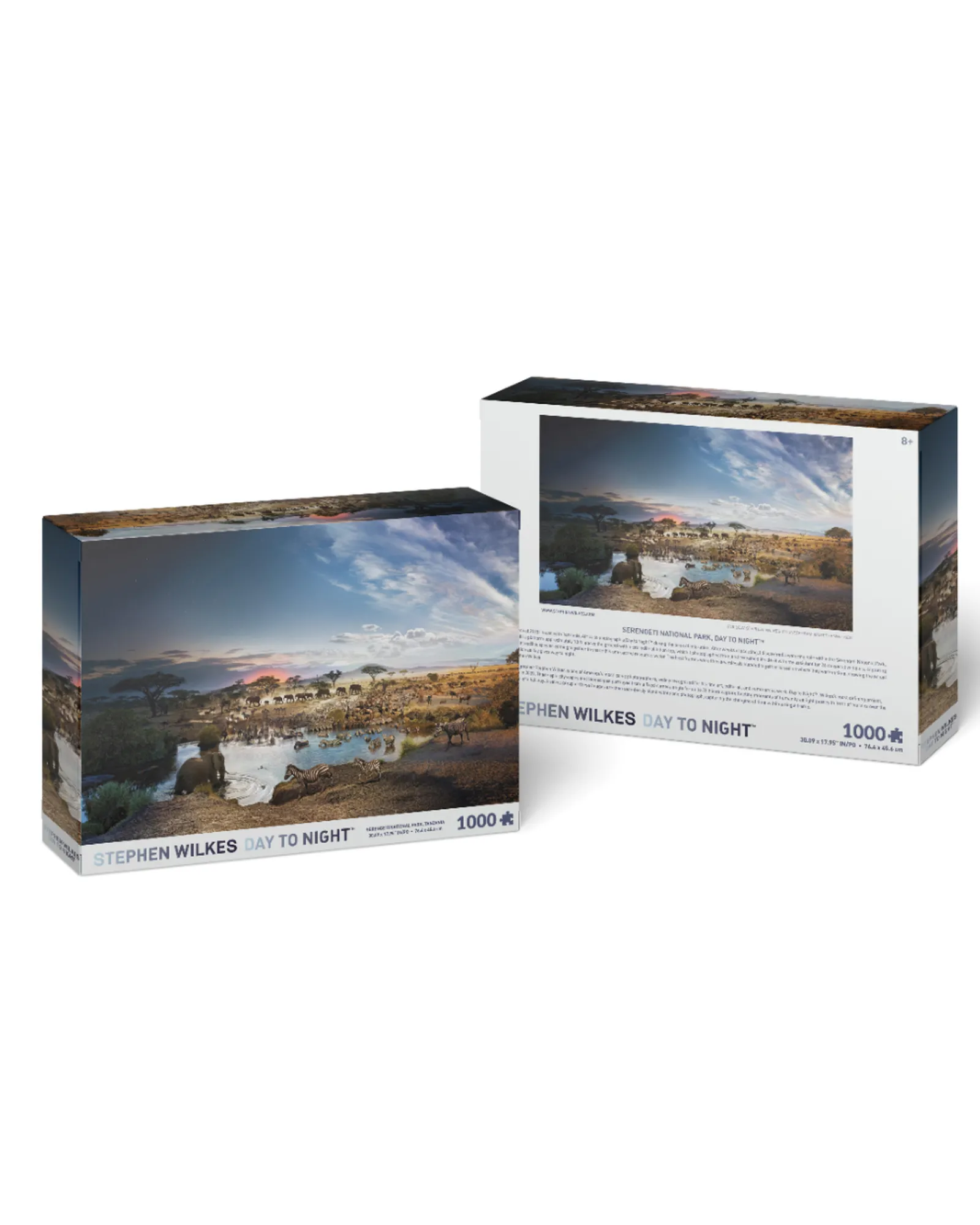 Stephen Wilkes Day Night Puzzle 1000Pc Serengeti National Park Hot